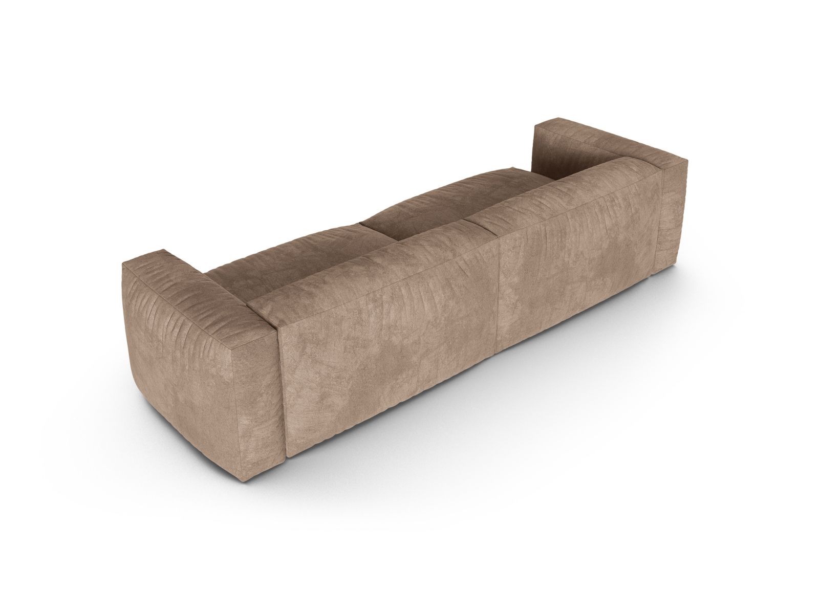 Velvet Modular Sofa XL, "Martina", 4 Seats, 320x120x75