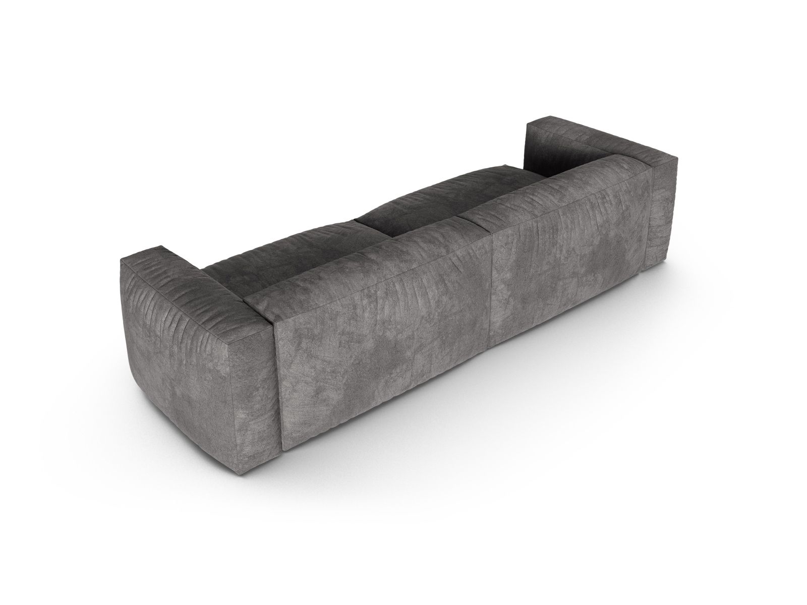 Velvet Modular Sofa XL, "Martina", 4 Seats, 320x120x75