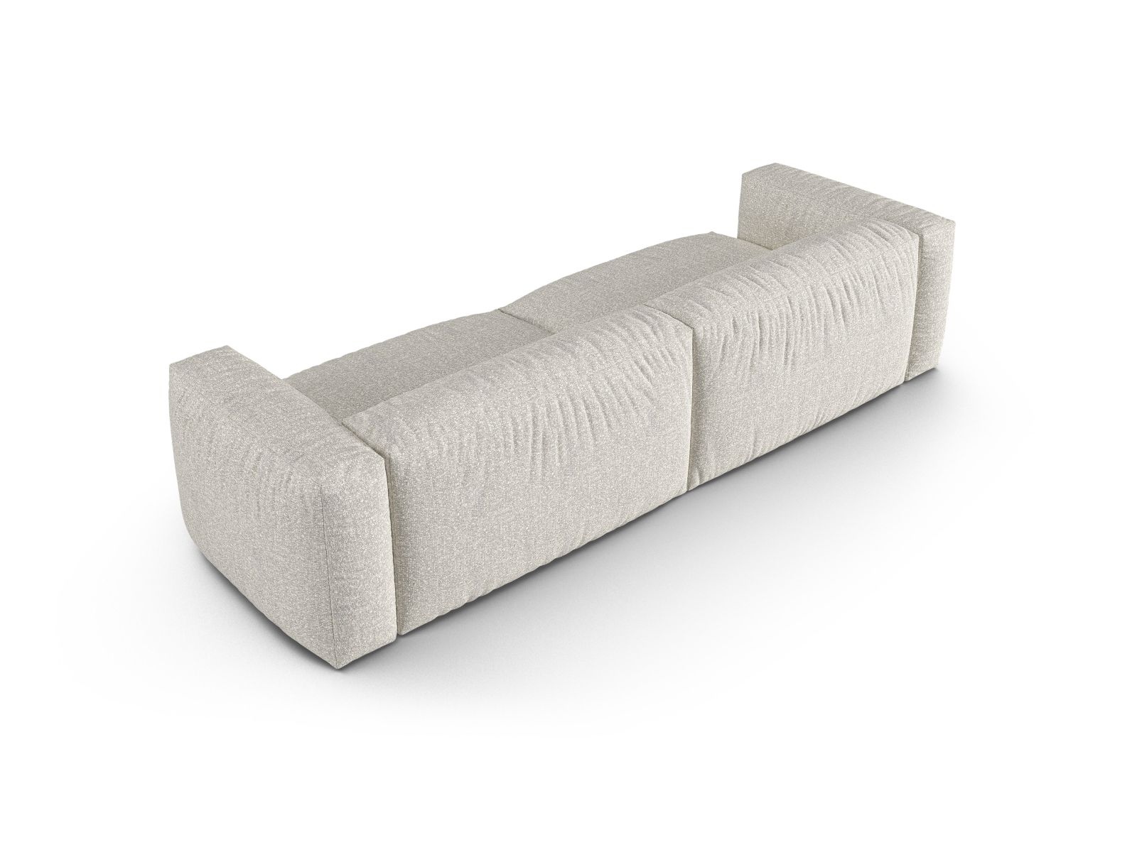 Boucle Modular Sofa XL, "Martina", 4 Seats, 320x120x75
