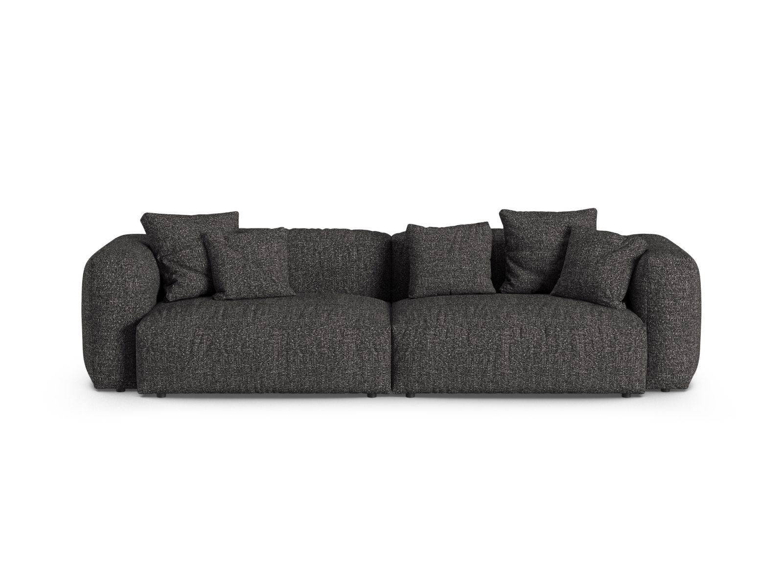 Boucle Modular Sofa XL, "Martina", 4 Seats, 320x120x75