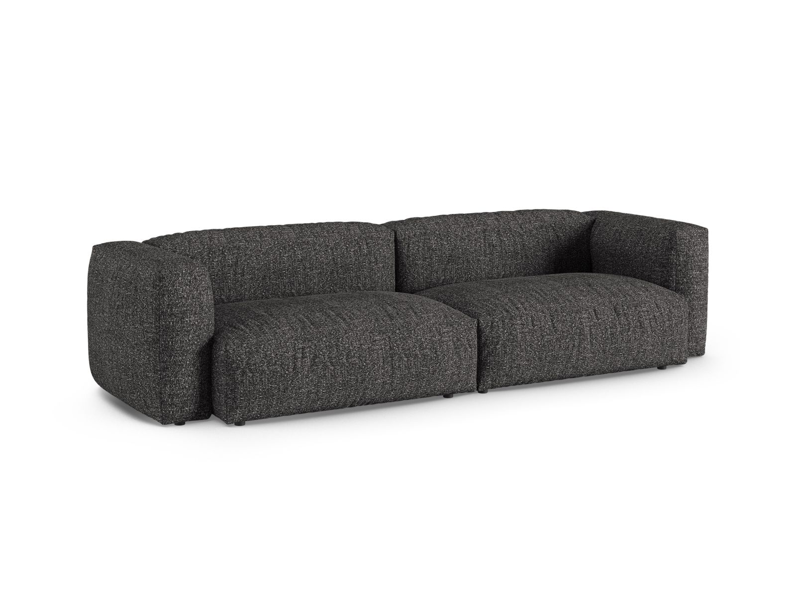 Boucle Modular Sofa XL, "Martina", 4 Seats, 320x120x75