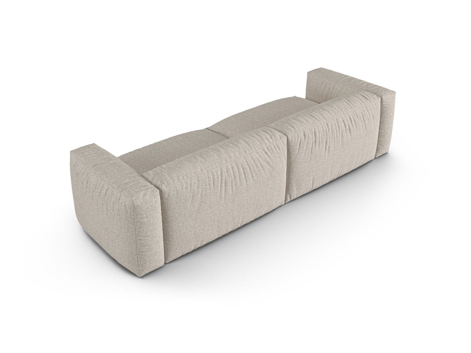 Boucle Modular Sofa XL, "Martina", 4 Seats, 320x120x75