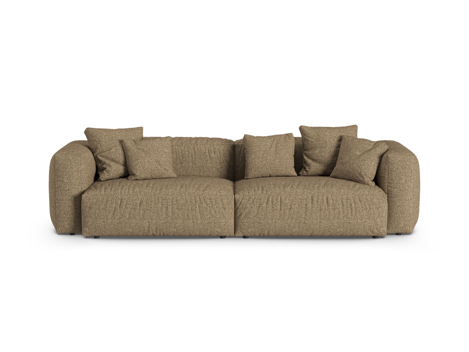Boucle Modular Sofa XL, "Martina", 4 Seats, 320x120x75