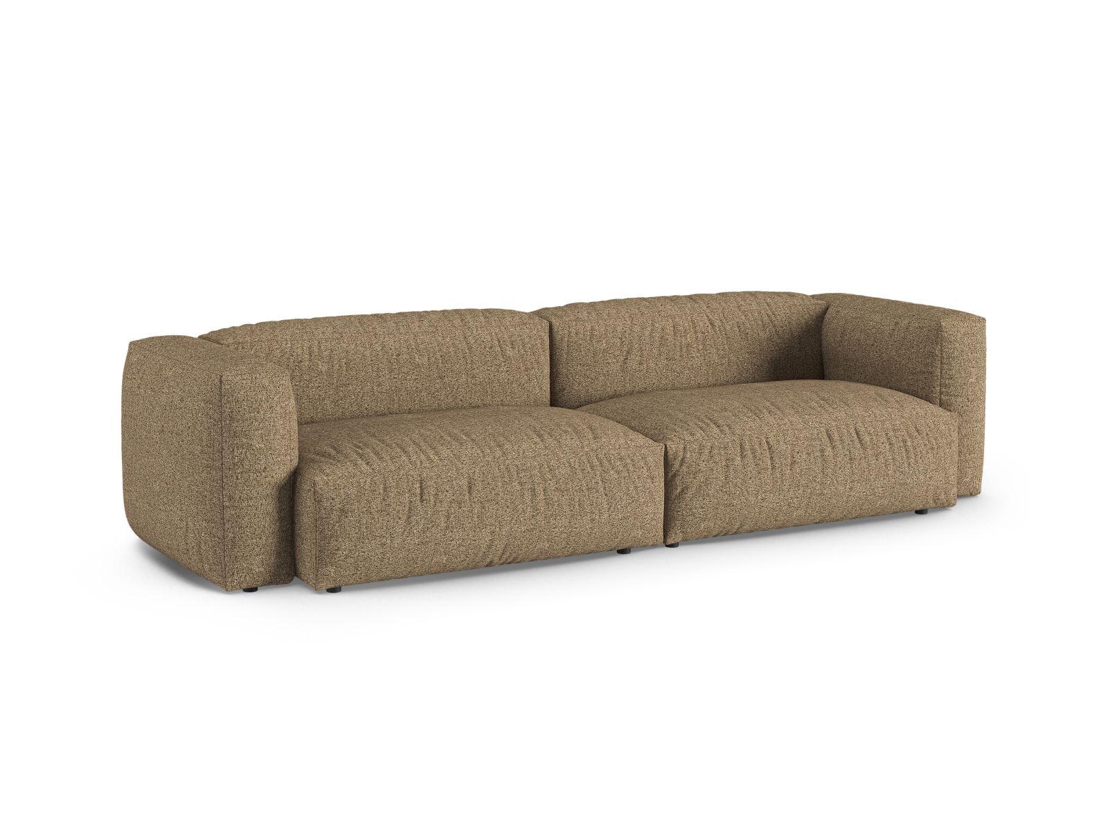 Boucle Modular Sofa XL, "Martina", 4 Seats, 320x120x75
