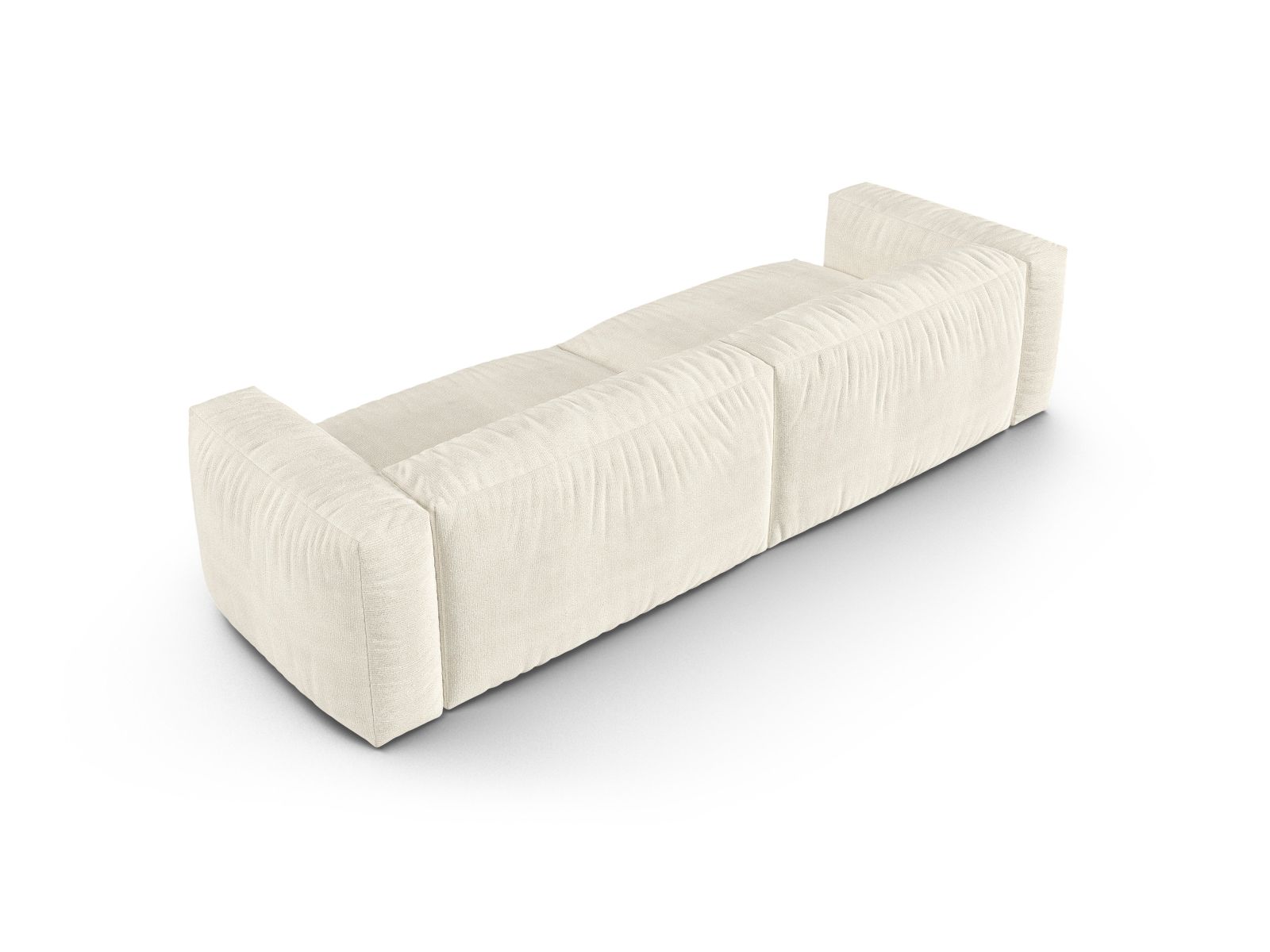 Boucle Modular Sofa XL, "Martina", 4 Seats, 320x120x75