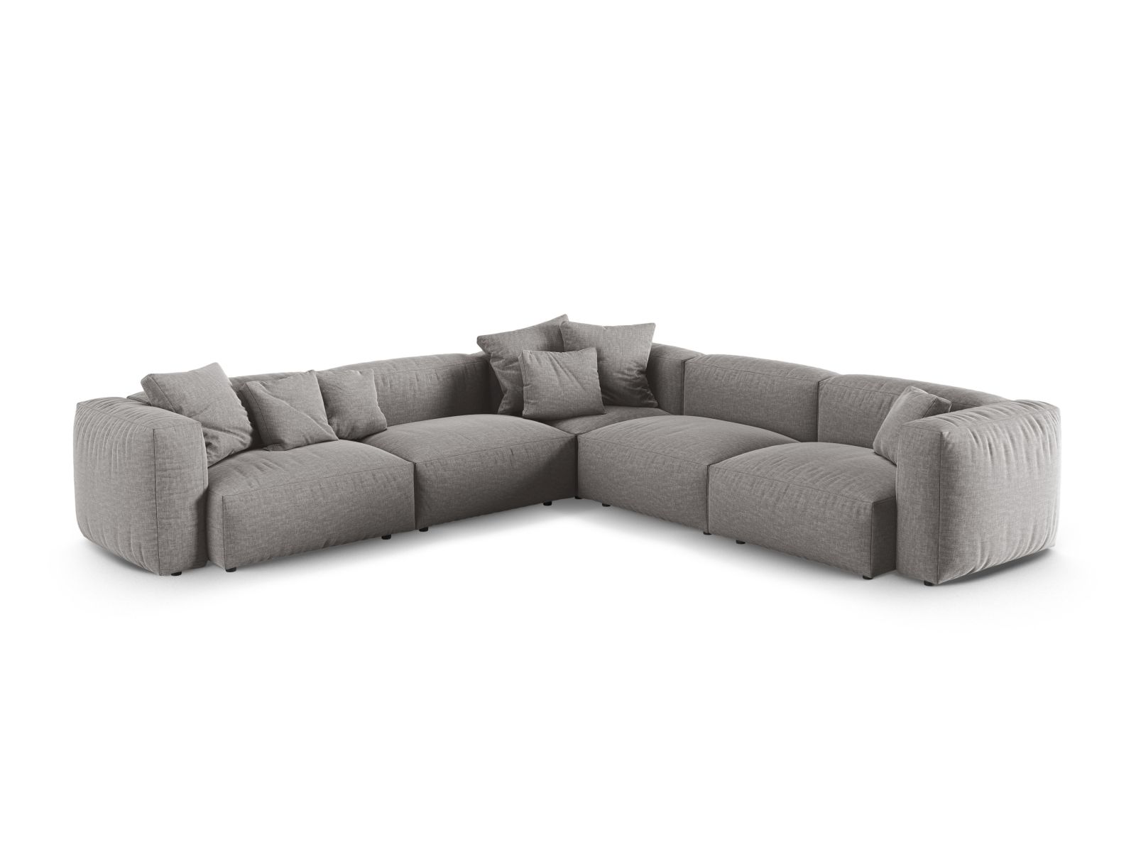 Modular Symmetrical Corner Sofa XL, "Martina", 5 Seats, 330x330x75