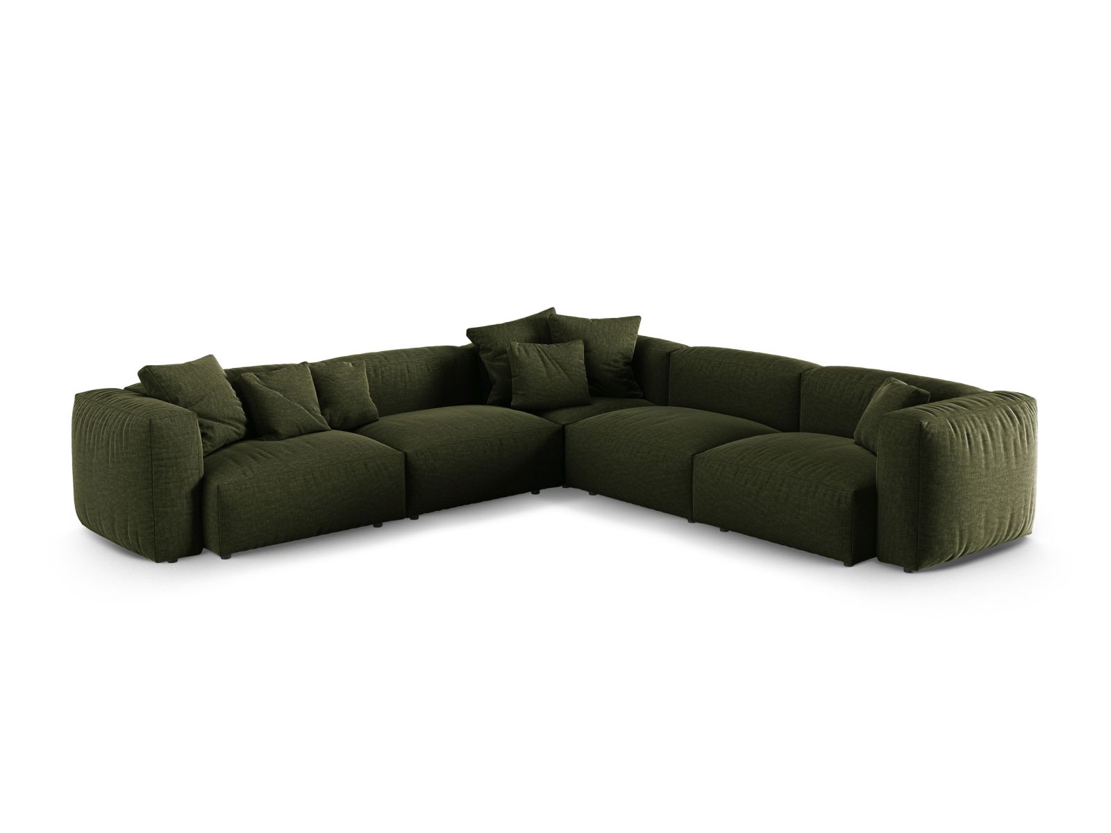 Modular Symmetrical Corner Sofa XL, "Martina", 5 Seats, 330x330x75