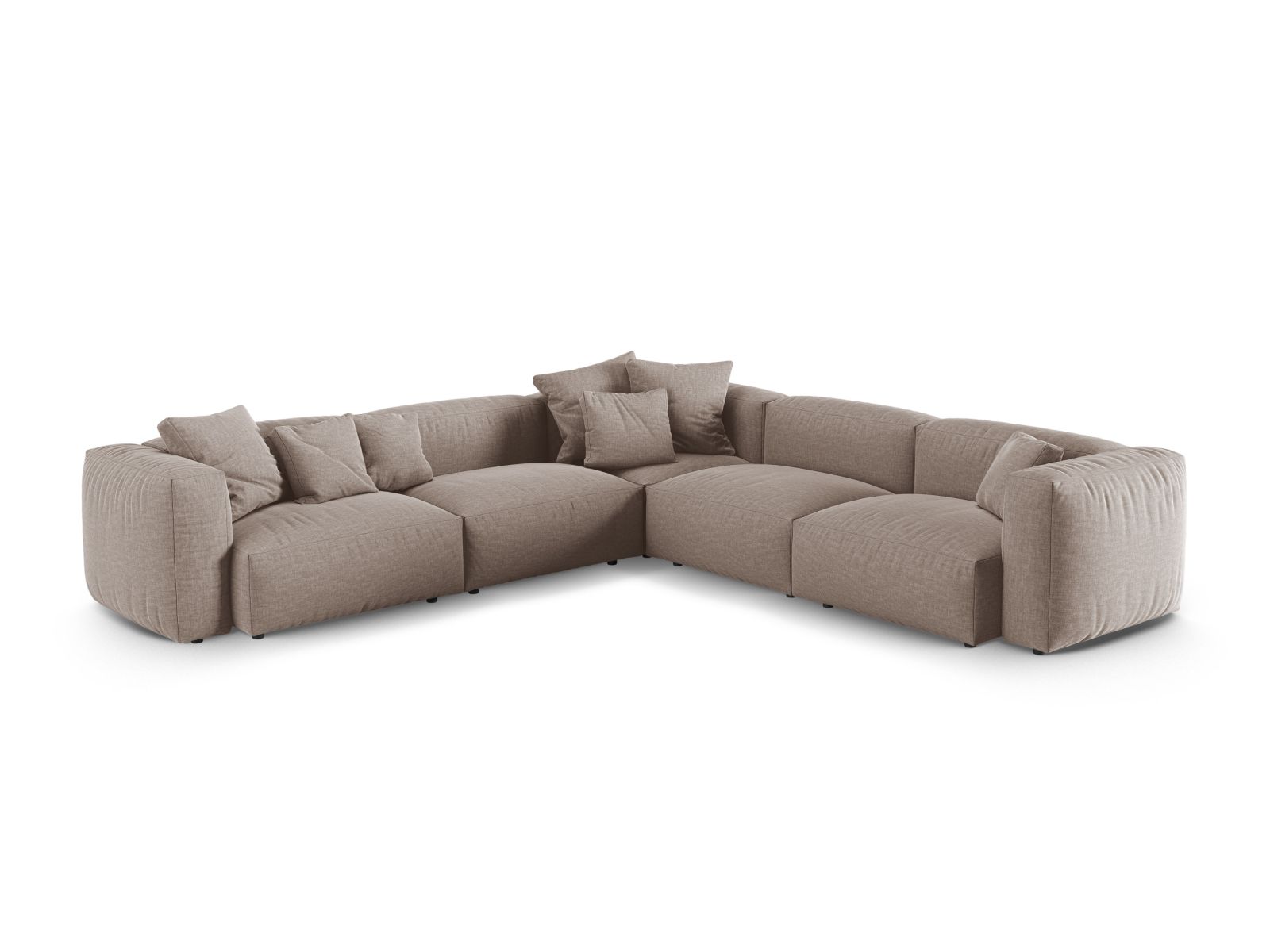 Modular Symmetrical Corner Sofa XL, "Martina", 5 Seats, 330x330x75