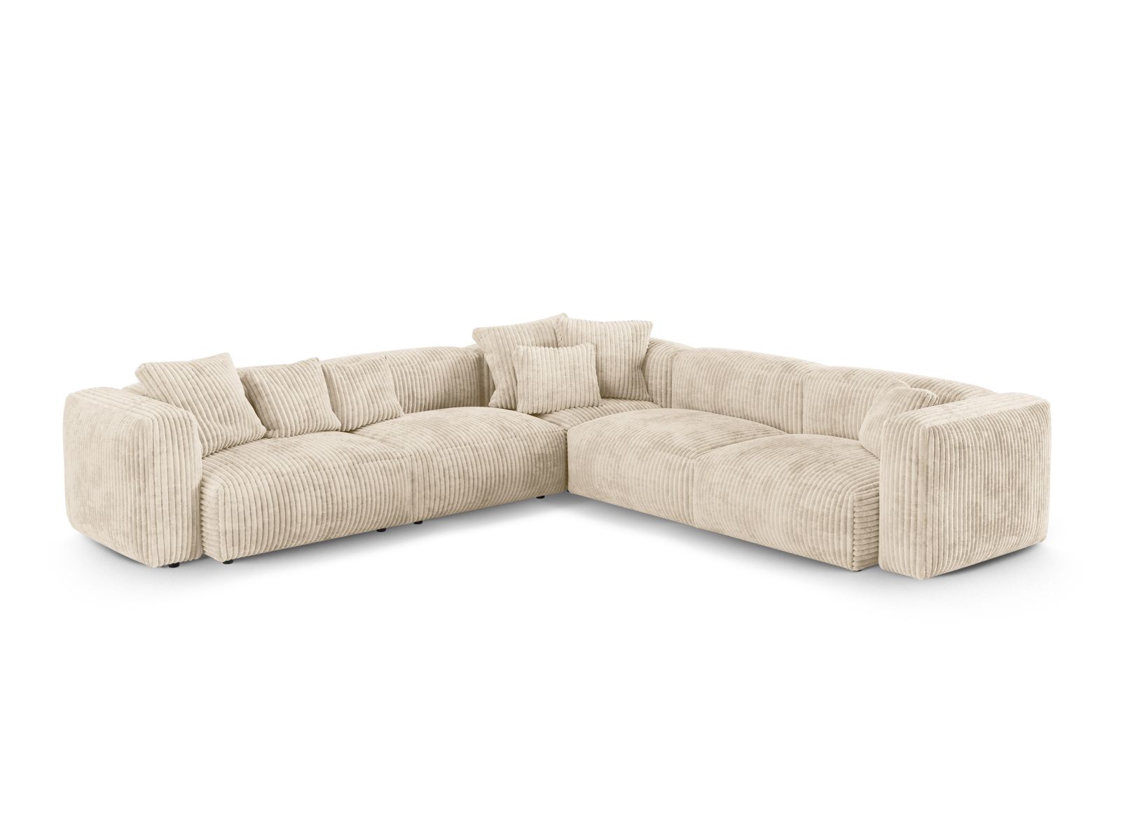 Modular Symmetrical Corner Sofa XL, "Martina", 5 Seats, 330x330x75