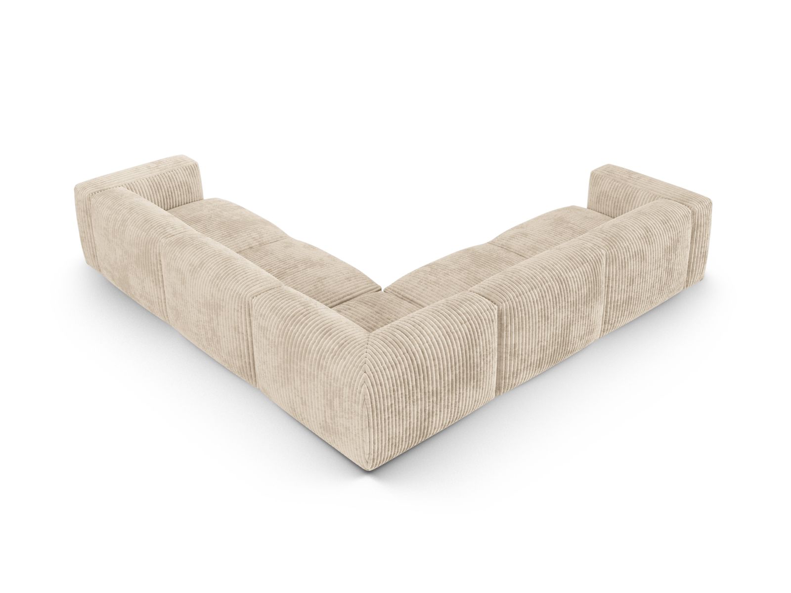 Modular Symmetrical Corner Sofa XL, "Martina", 5 Seats, 330x330x75