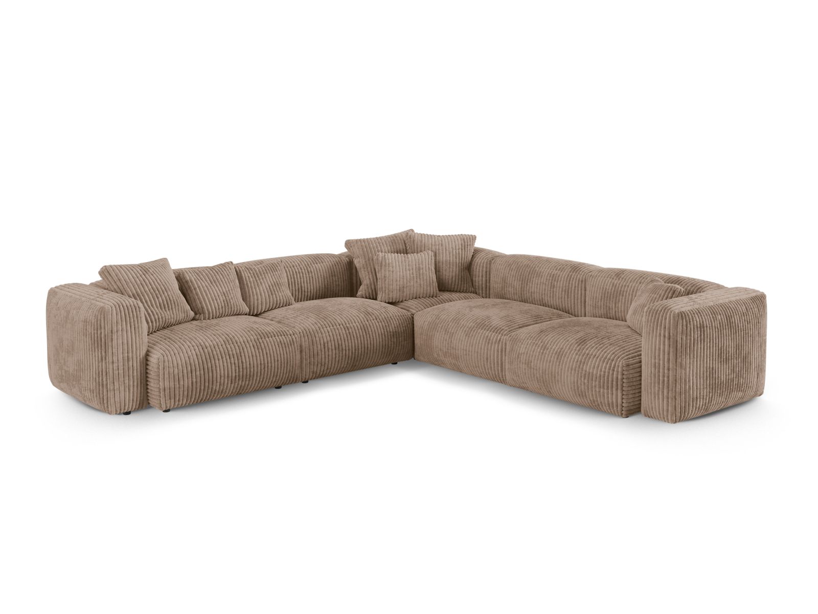 Modular Symmetrical Corner Sofa XL, "Martina", 5 Seats, 330x330x75