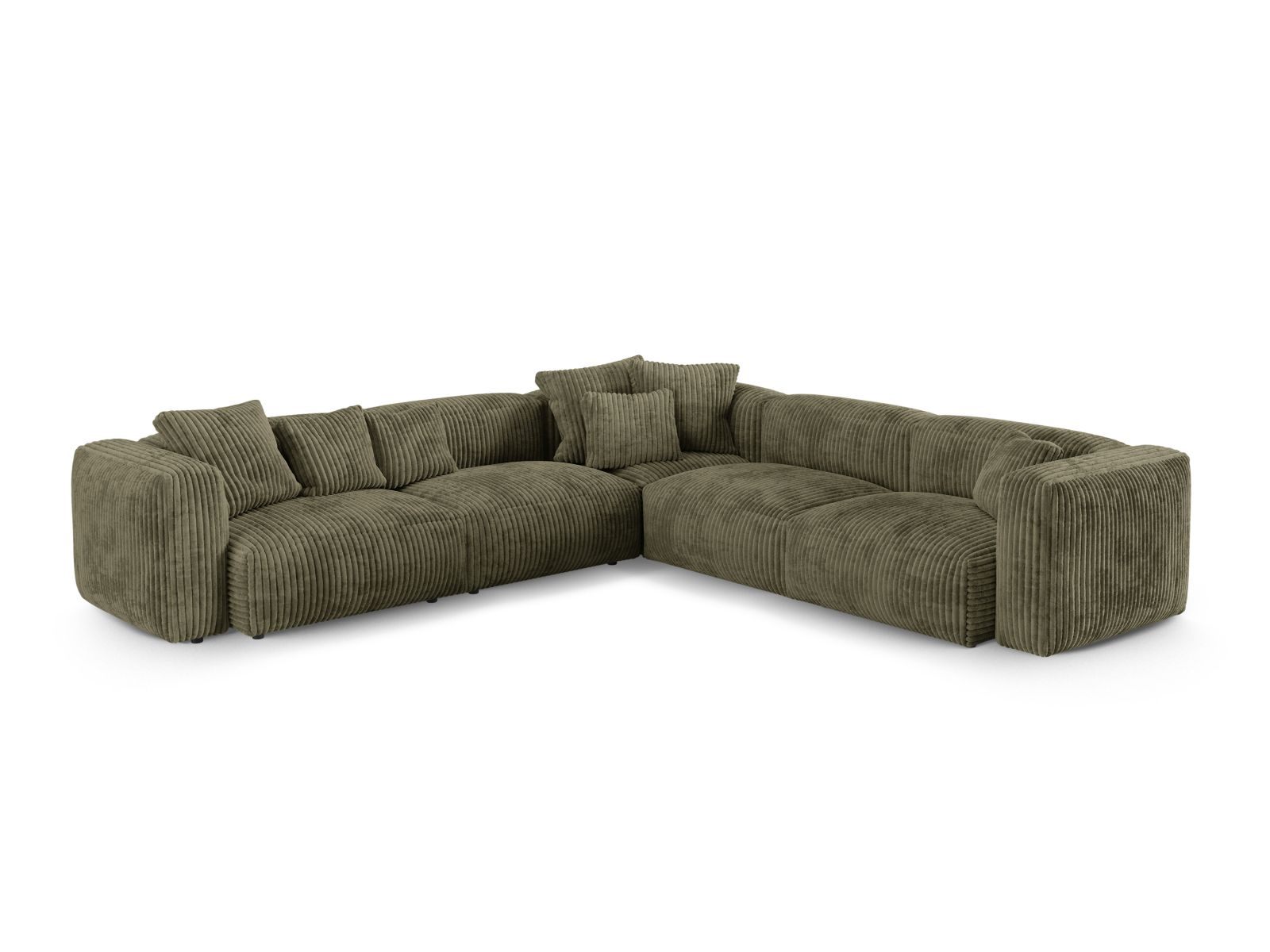 Modular Symmetrical Corner Sofa XL, "Martina", 5 Seats, 330x330x75