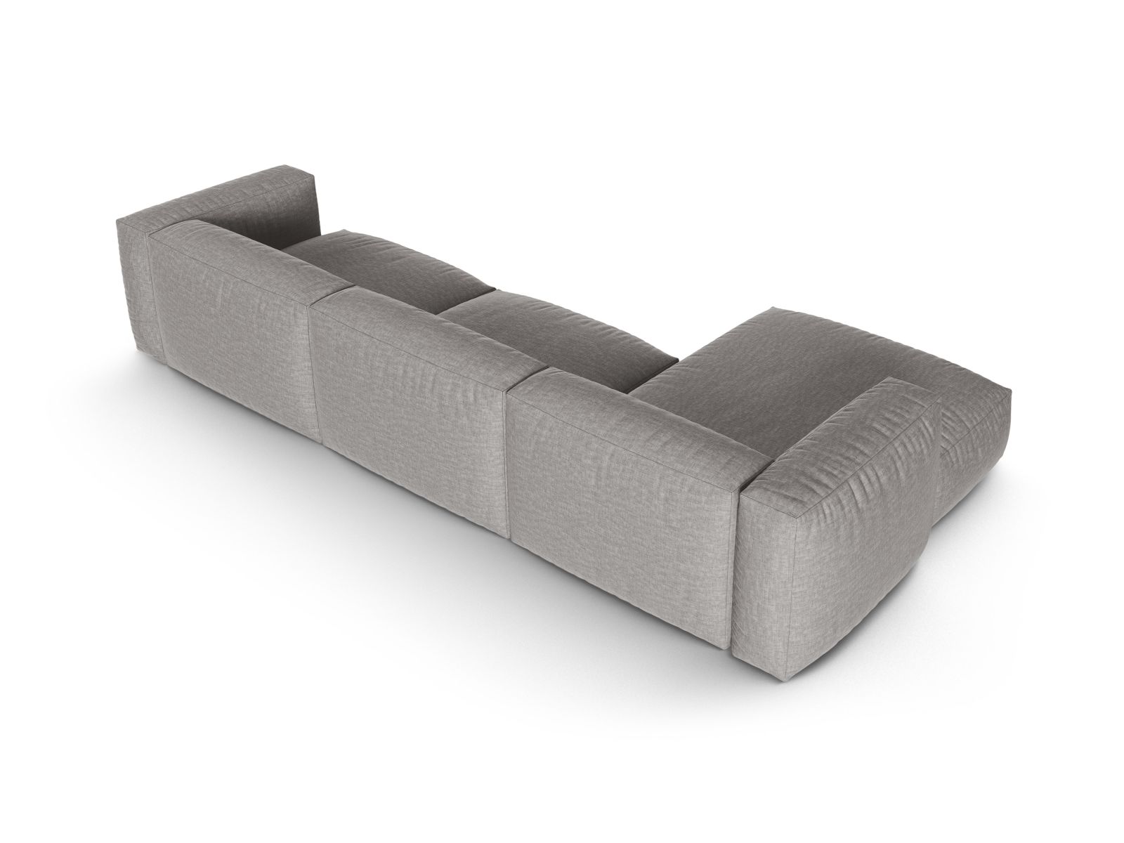 Modular Left Corner Sofa XL, "Martina", 3 Seats, 330x176x75