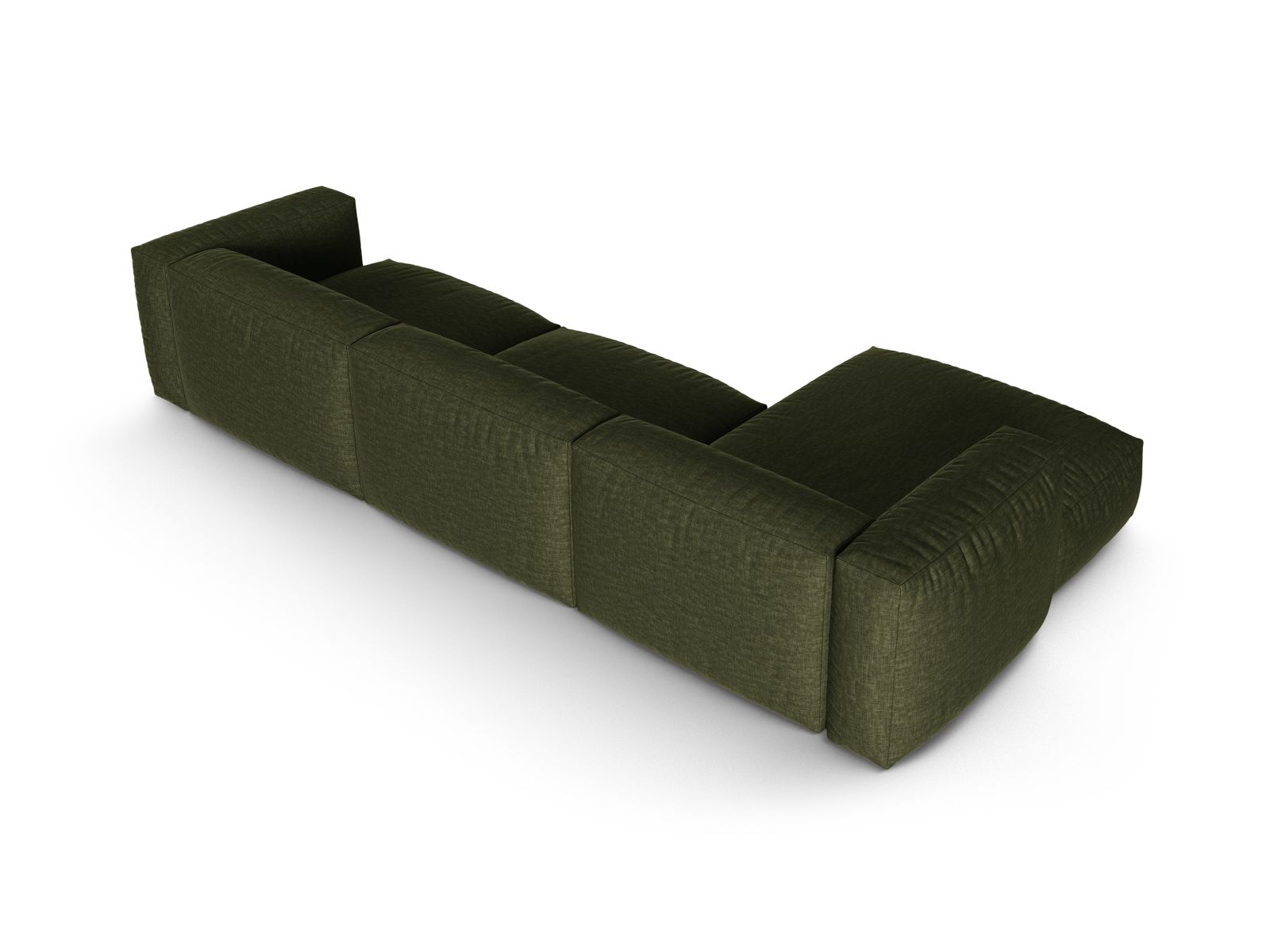 Modular Left Corner Sofa XL, "Martina", 3 Seats, 330x176x75
