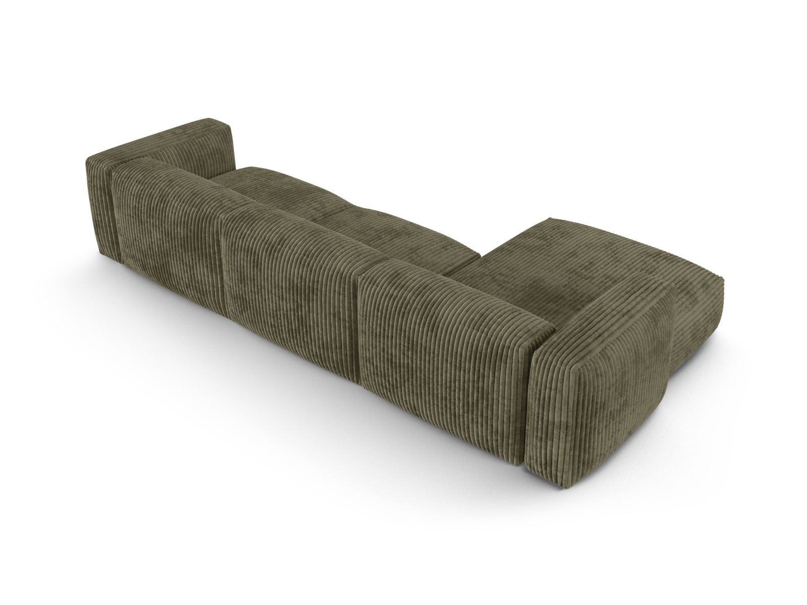 Modular Left Corner Sofa XL, "Martina", 3 Seats, 330x176x75