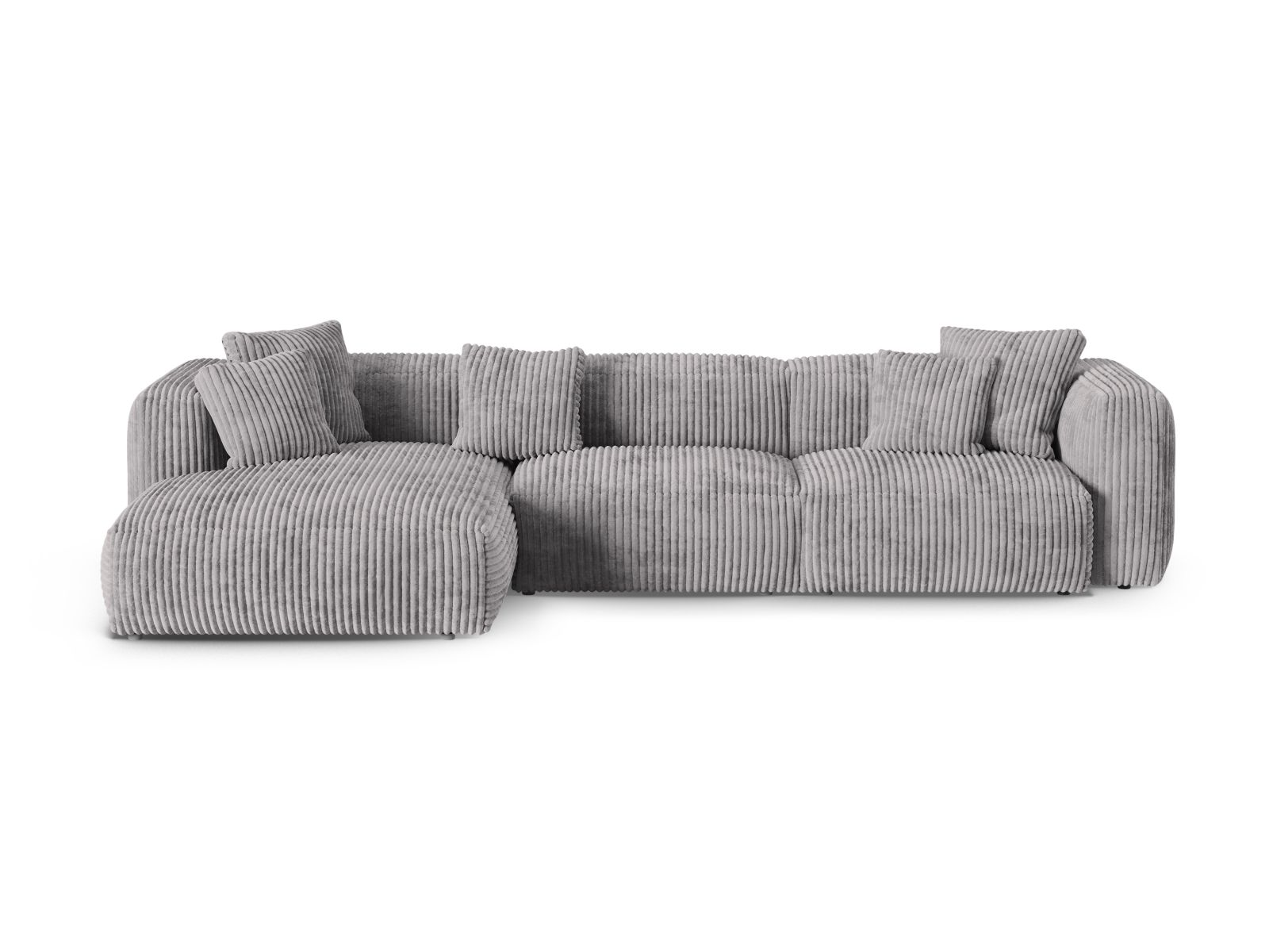 Modular Left Corner Sofa XL, "Martina", 3 Seats, 330x176x75