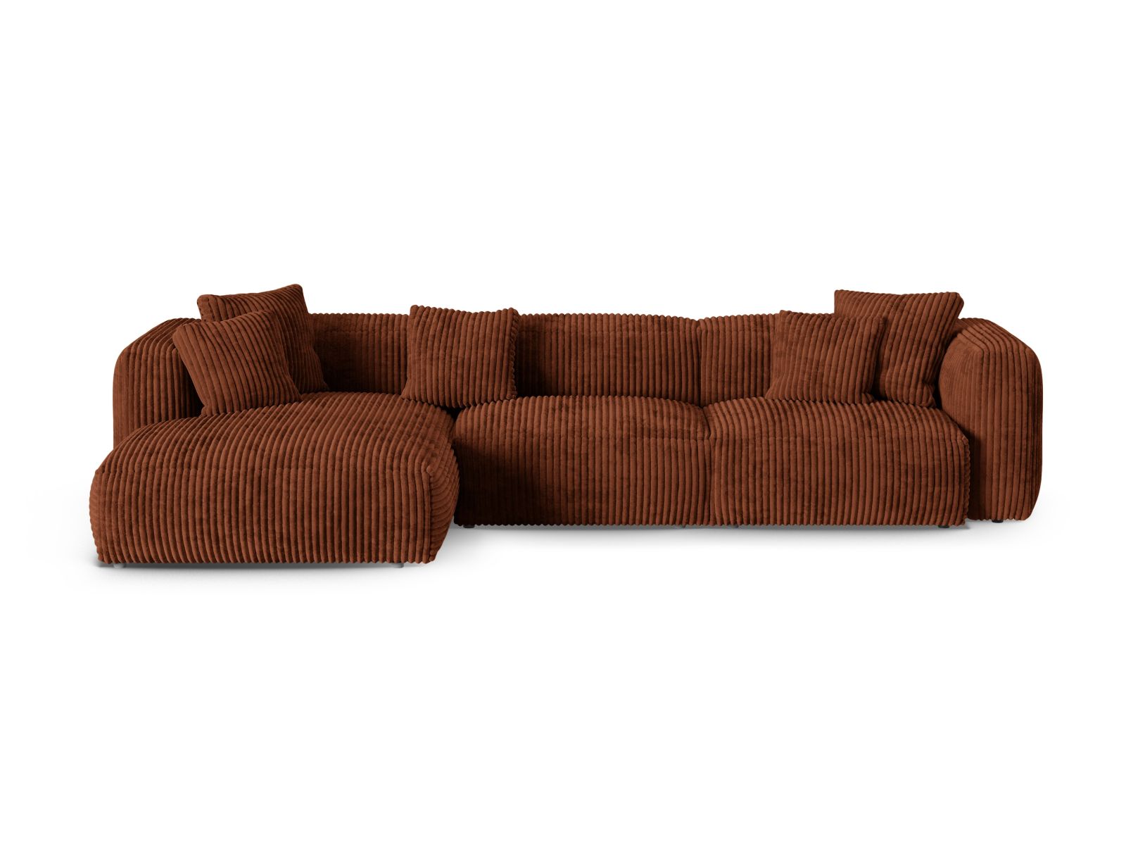Modular Left Corner Sofa XL, "Martina", 3 Seats, 330x176x75