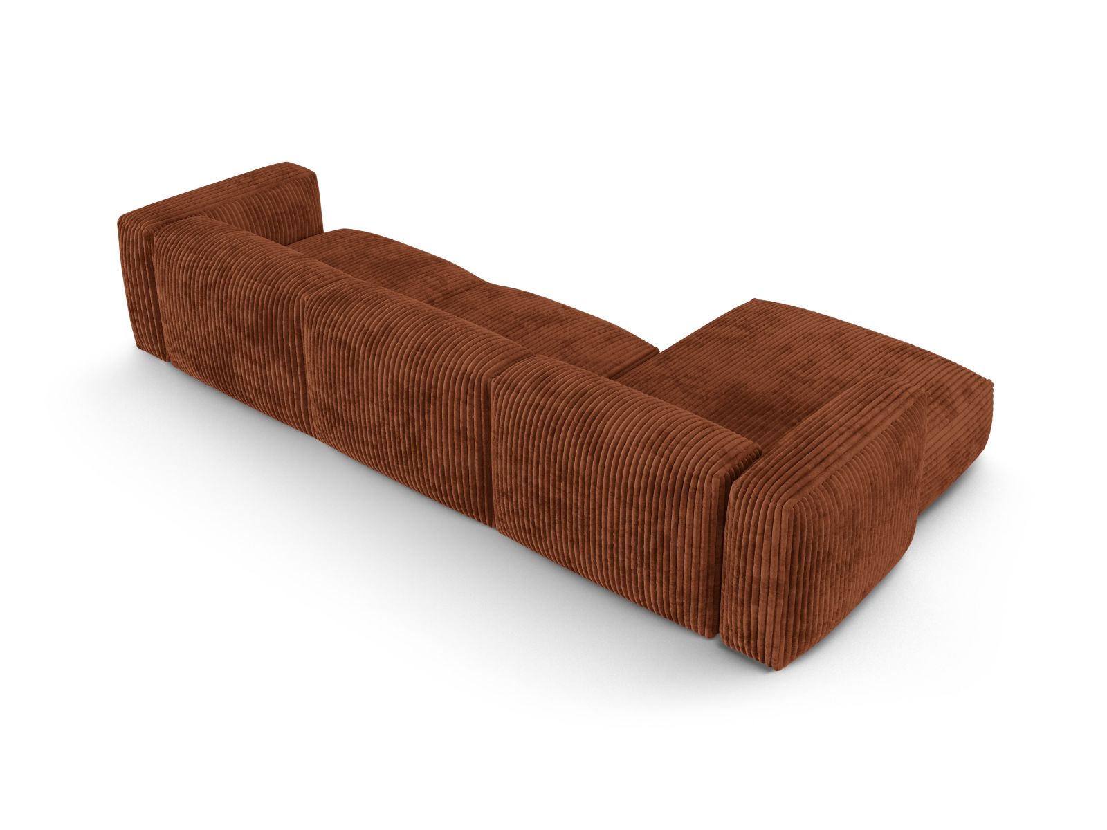 Modular Left Corner Sofa XL, "Martina", 3 Seats, 330x176x75