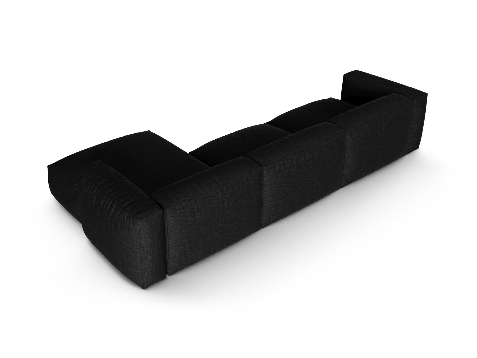 Modular Right Corner Sofa XL, "Martina", 3 Seats, 330x176x75