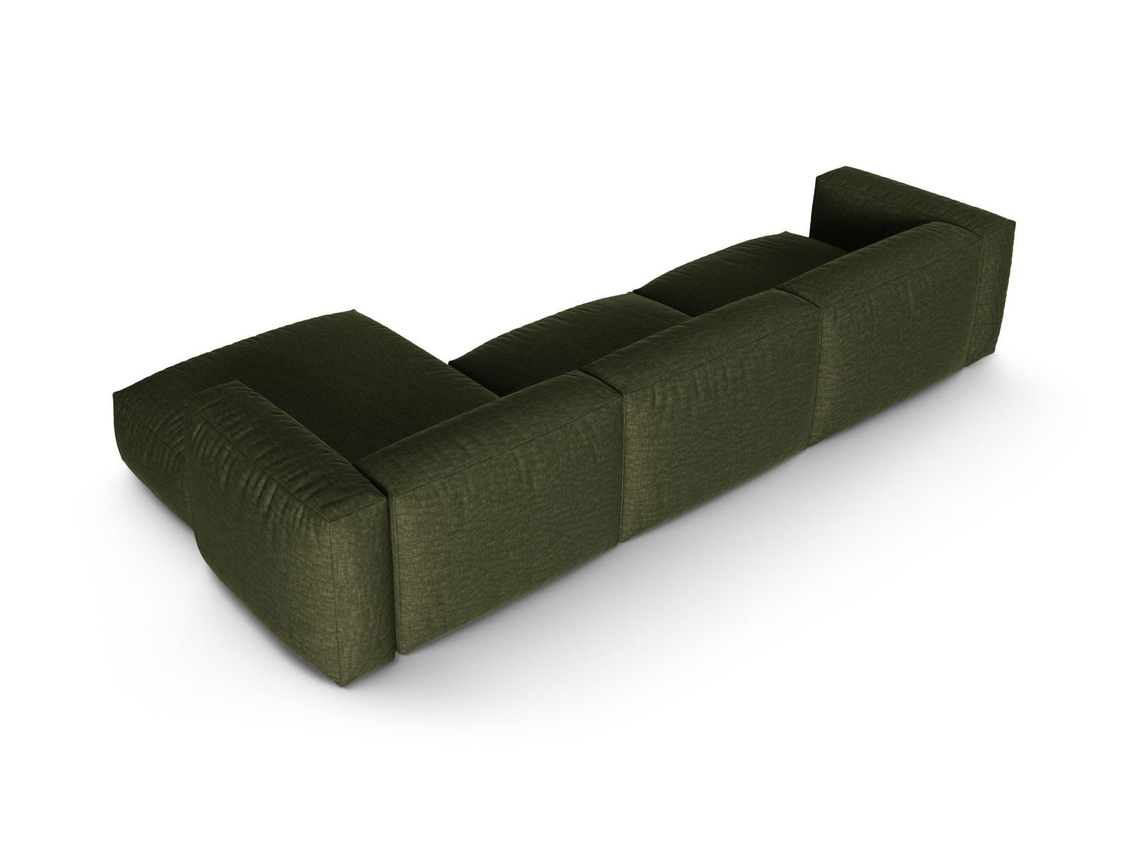 Modular Right Corner Sofa XL, "Martina", 3 Seats, 330x176x75