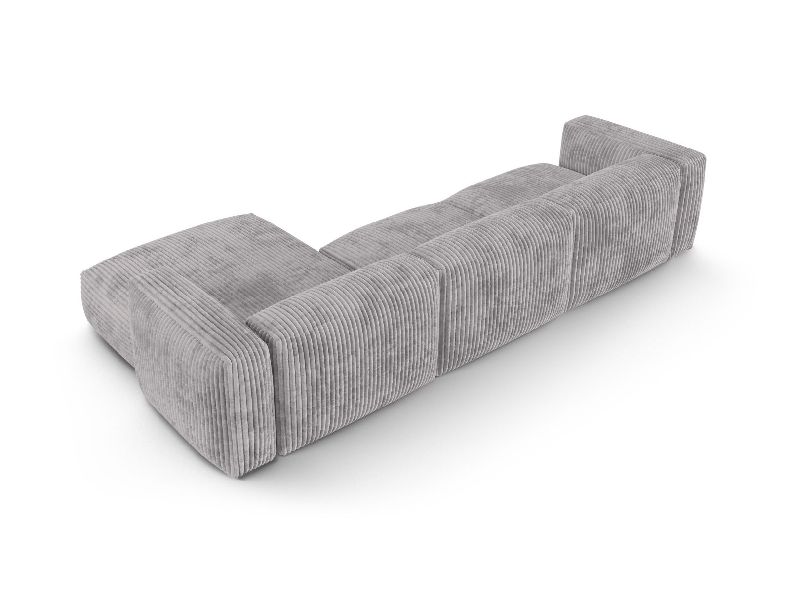 Modular Right Corner Sofa XL, "Martina", 3 Seats, 330x176x75