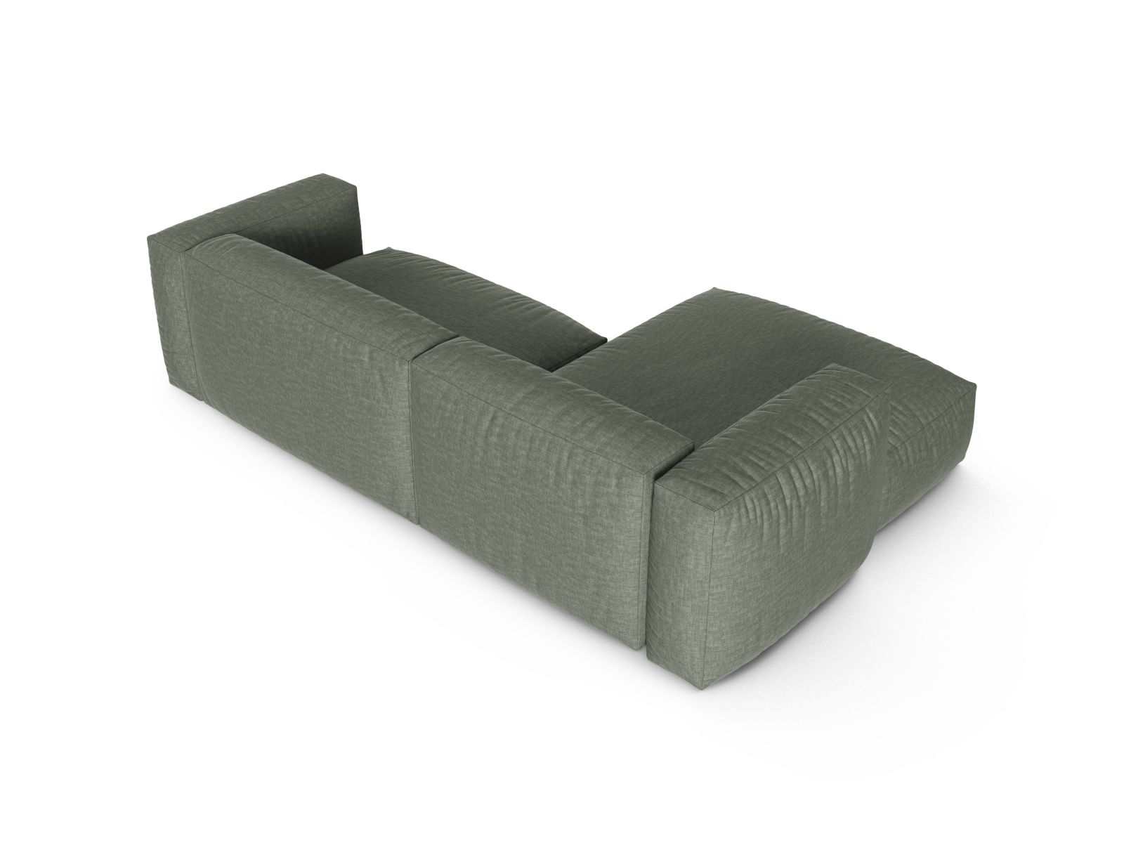 Modular Left Corner Sofa XL, "Martina", 2 Seats, 280x176x75