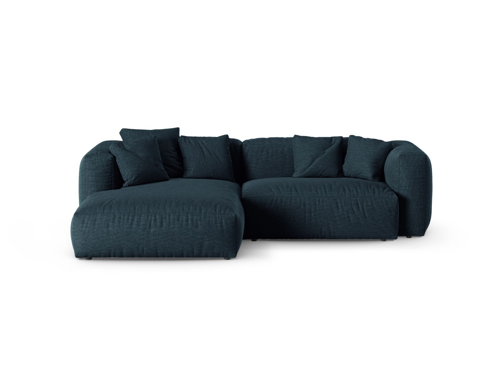 Modular Left Corner Sofa XL, "Martina", 2 Seats, 280x176x75