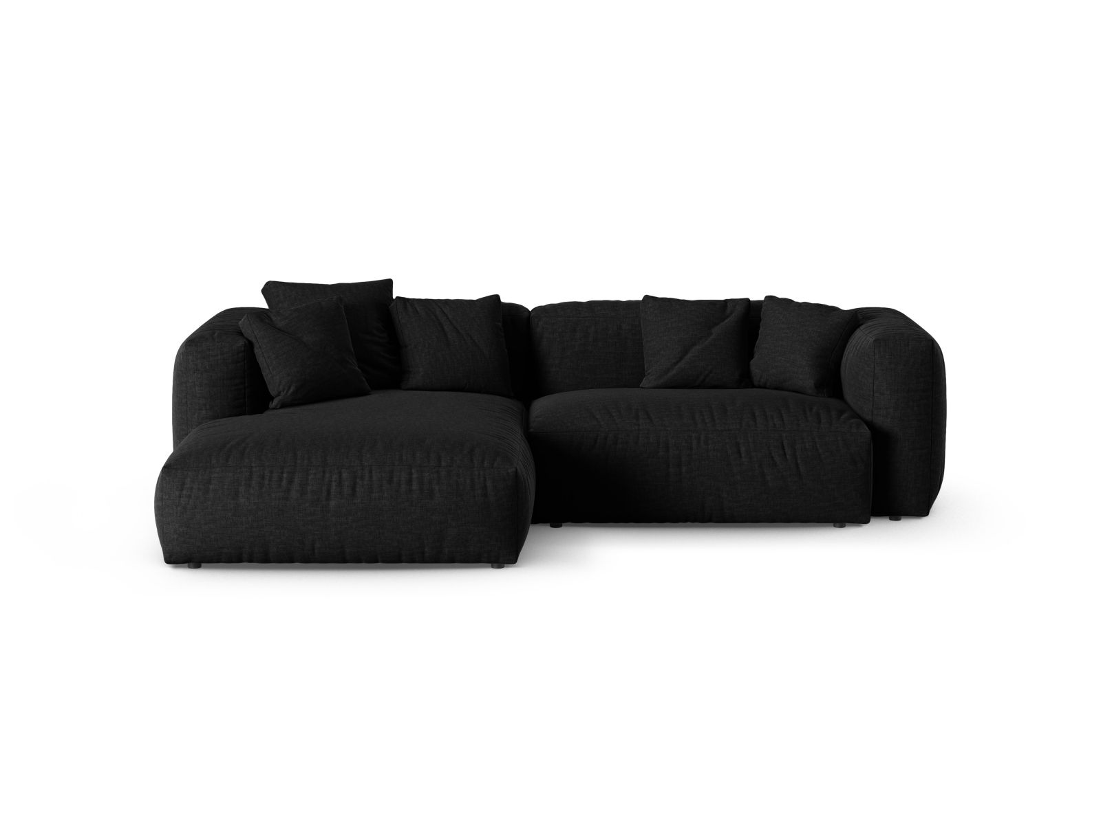 Modular Left Corner Sofa XL, "Martina", 2 Seats, 280x176x75