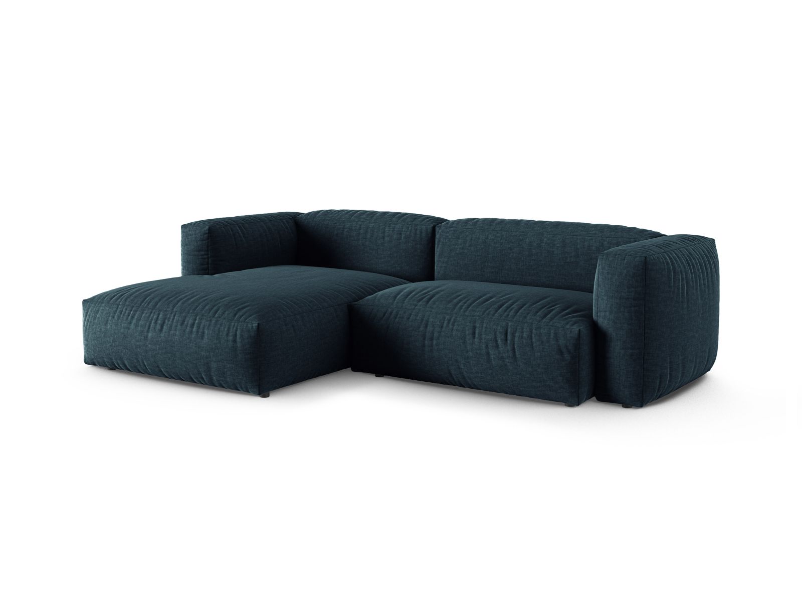 Modular Left Corner Sofa XL, "Martina", 2 Seats, 280x176x75