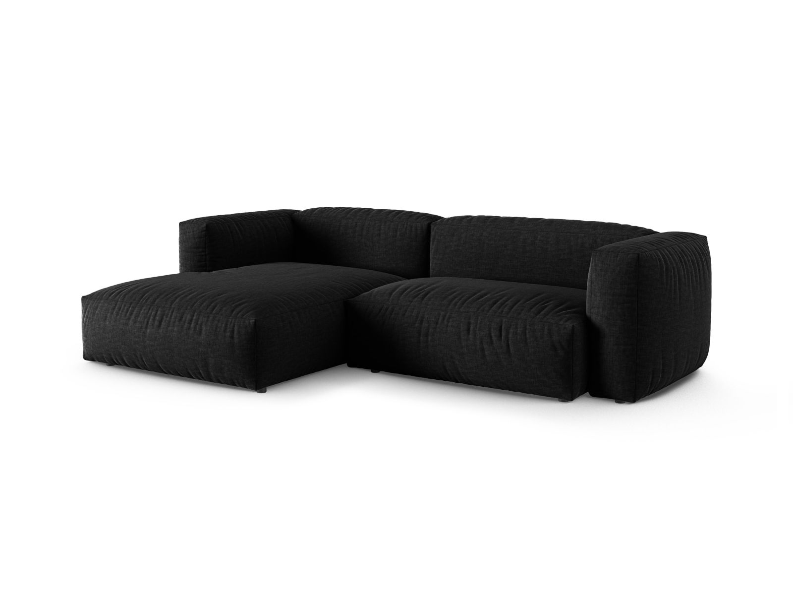 Modular Left Corner Sofa XL, "Martina", 2 Seats, 280x176x75
