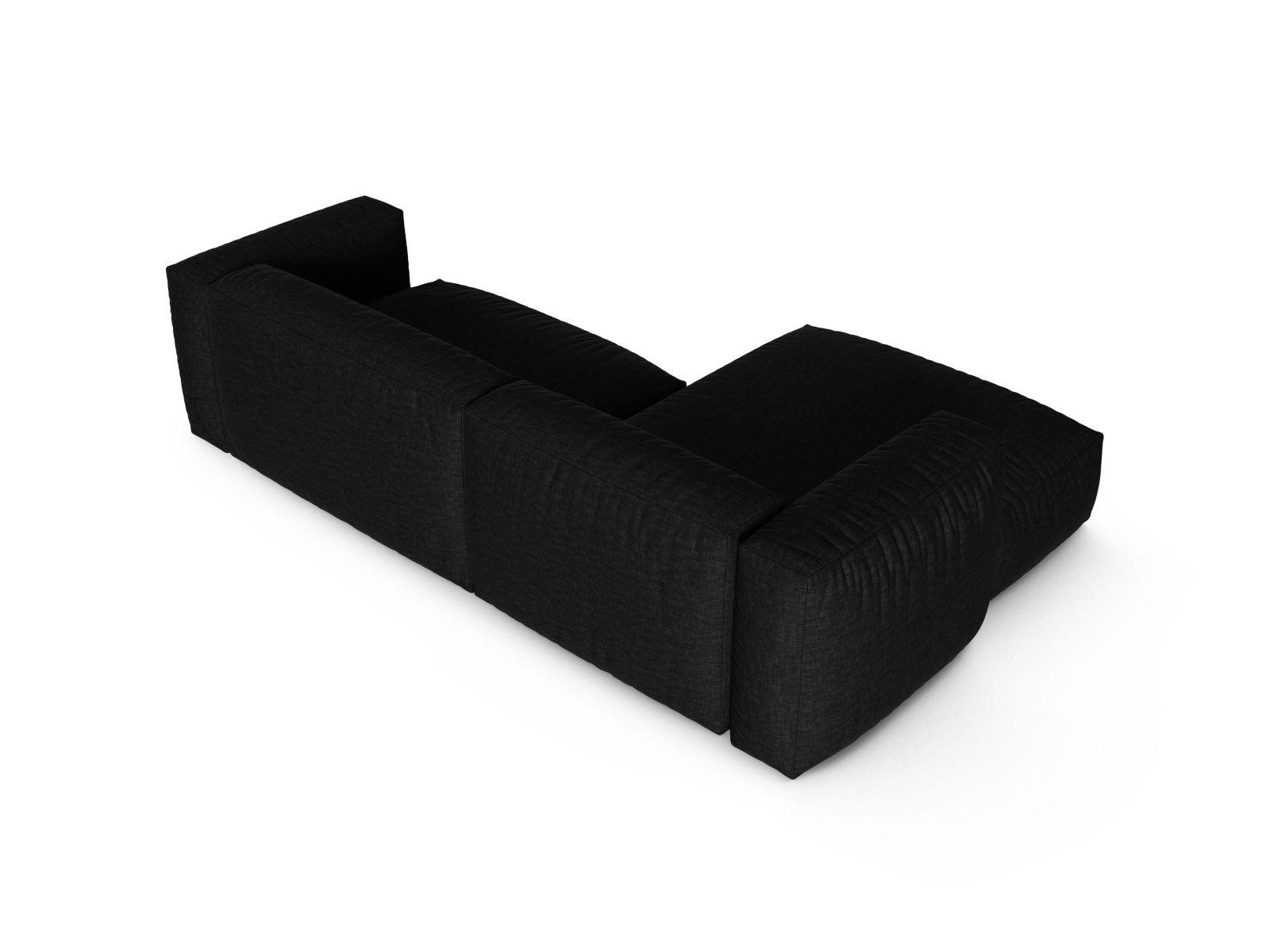 Modular Left Corner Sofa XL, "Martina", 2 Seats, 280x176x75