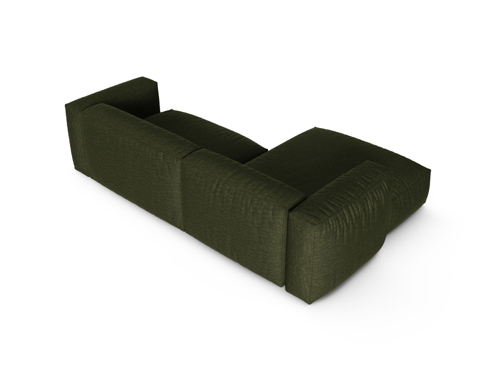 Modular Left Corner Sofa XL, "Martina", 2 Seats, 280x176x75