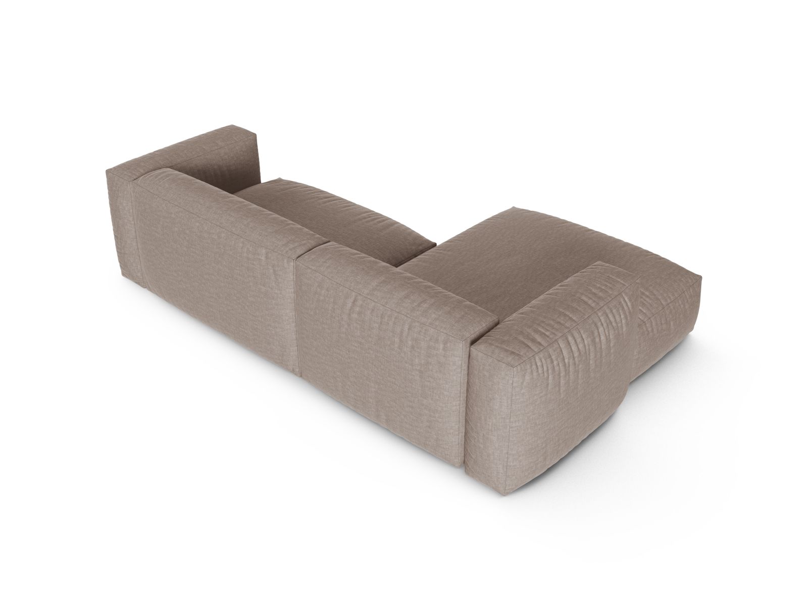 Modular Left Corner Sofa XL, "Martina", 2 Seats, 280x176x75
