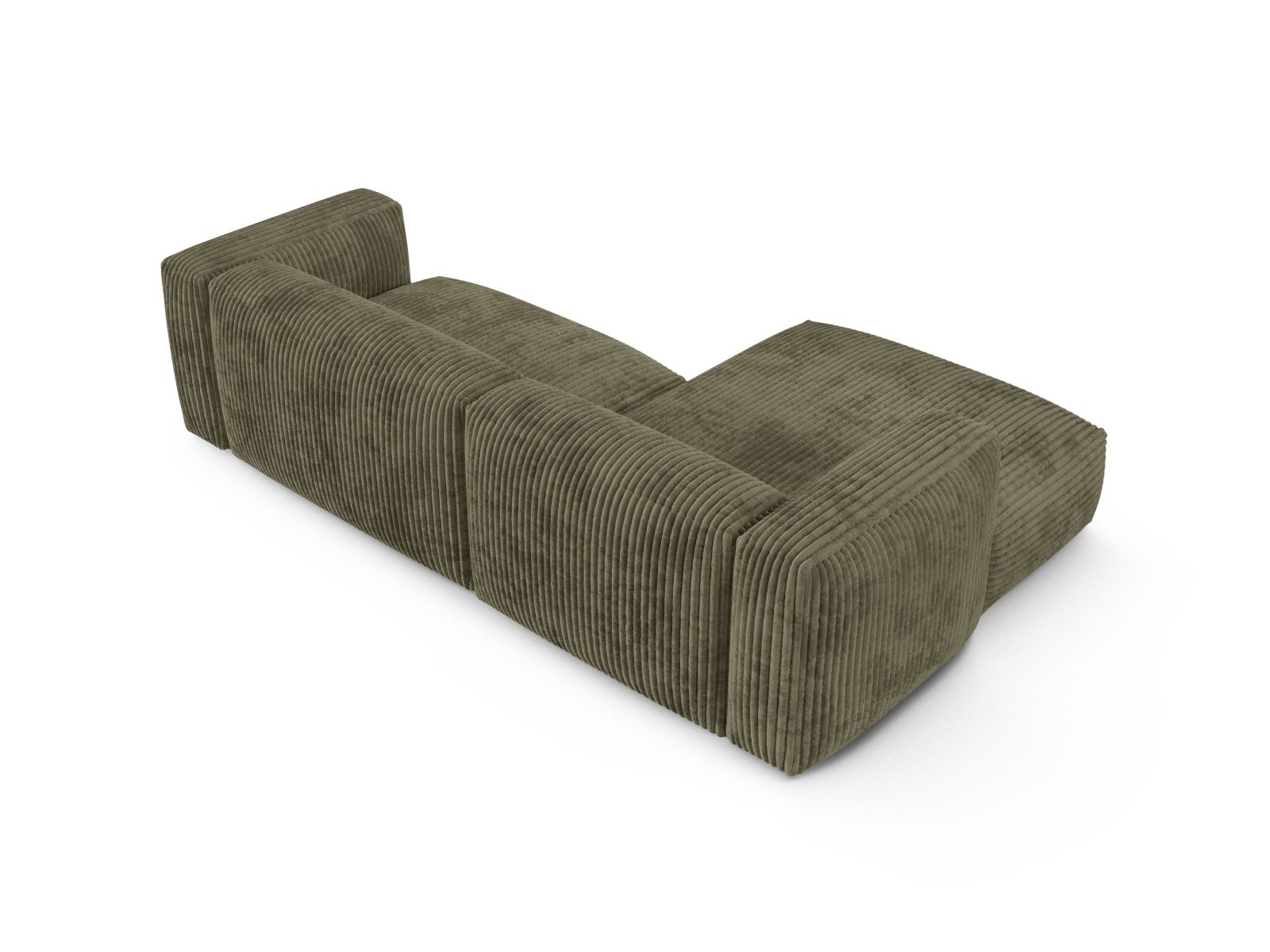 Modular Left Corner Sofa XL, "Martina", 2 Seats, 280x176x75