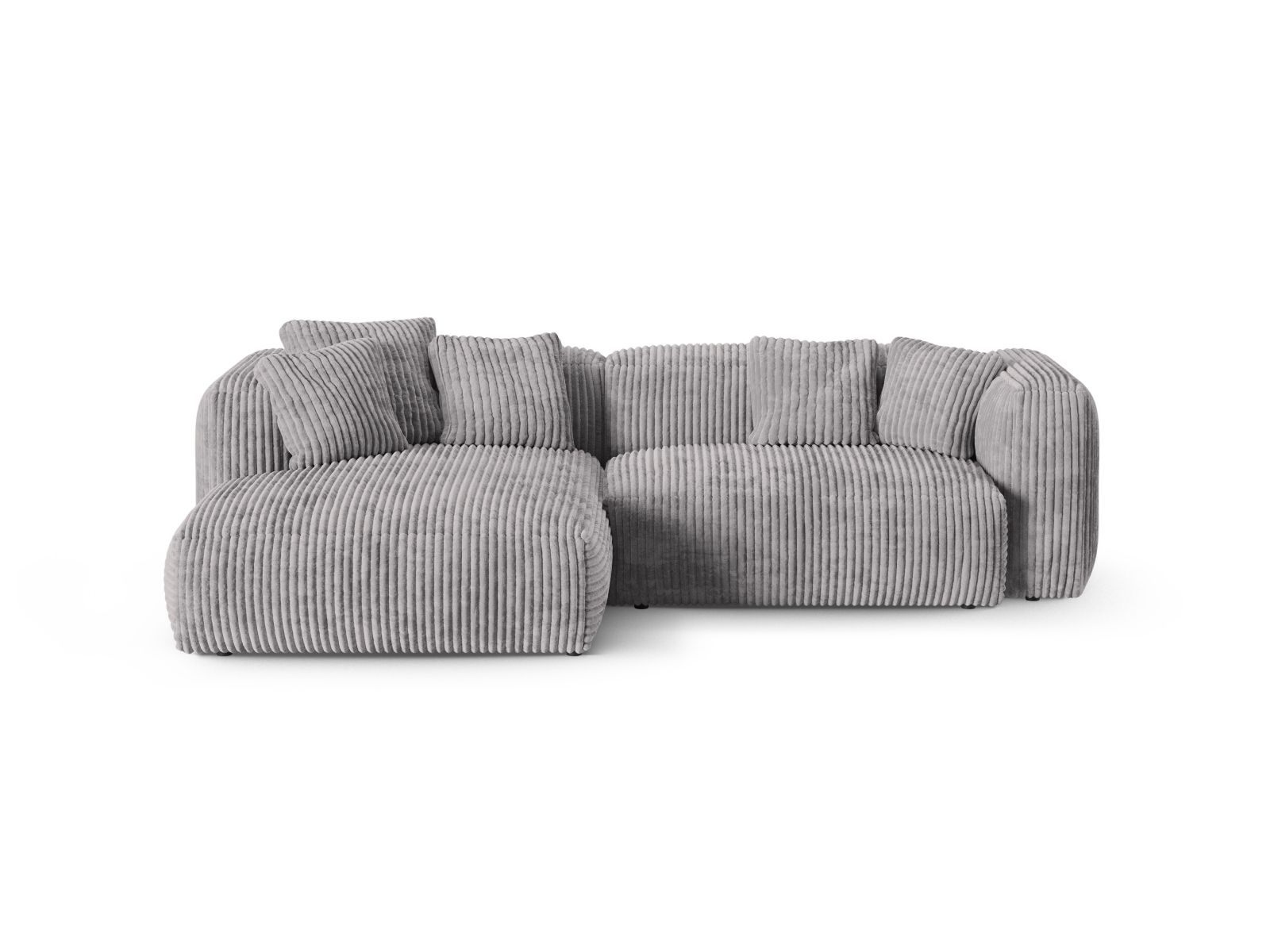 Modular Left Corner Sofa XL, "Martina", 2 Seats, 280x176x75