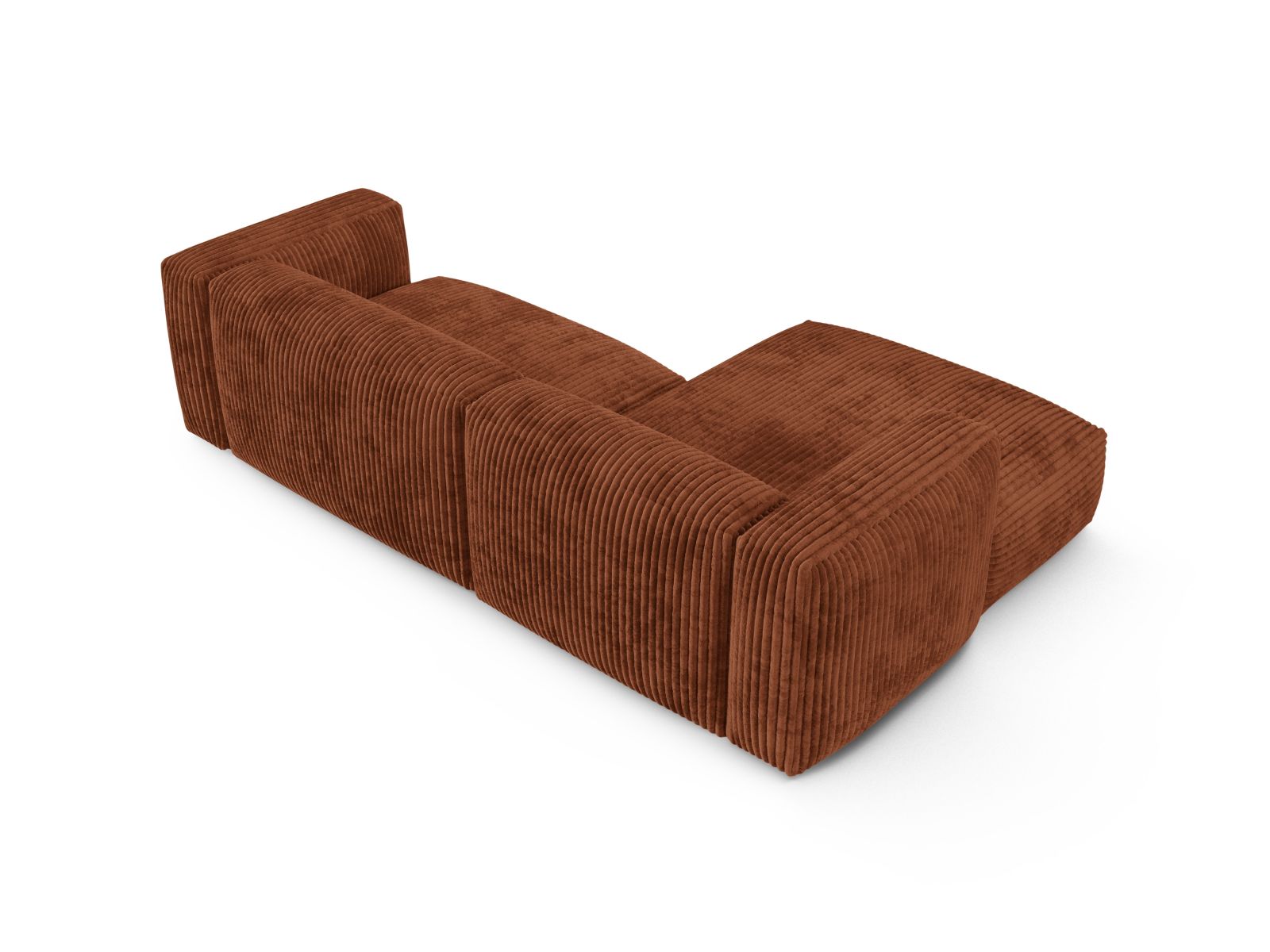Modular Left Corner Sofa XL, "Martina", 2 Seats, 280x176x75