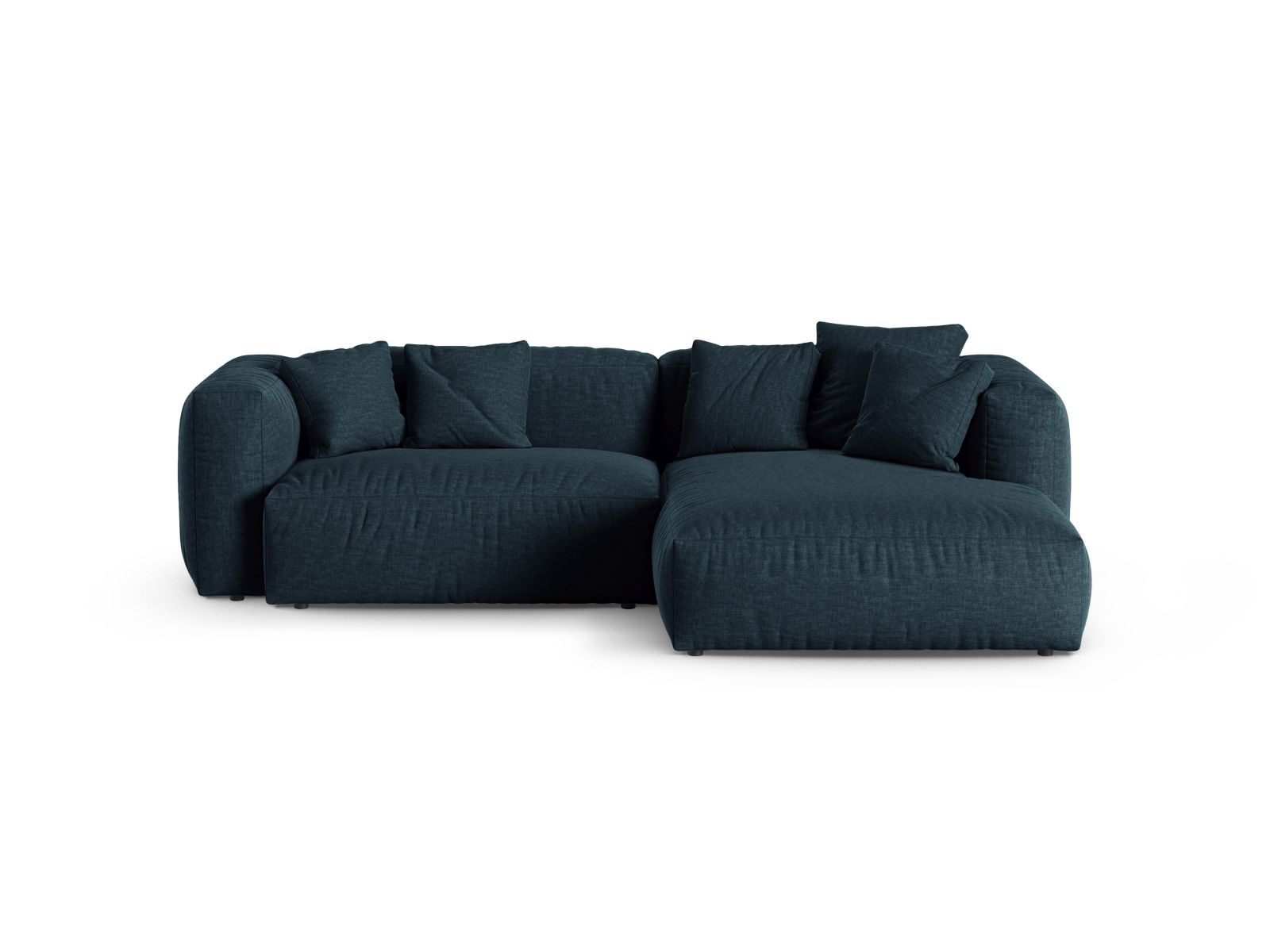 Modular Right Corner Sofa XL, "Martina", 2 Seats, 280x176x75