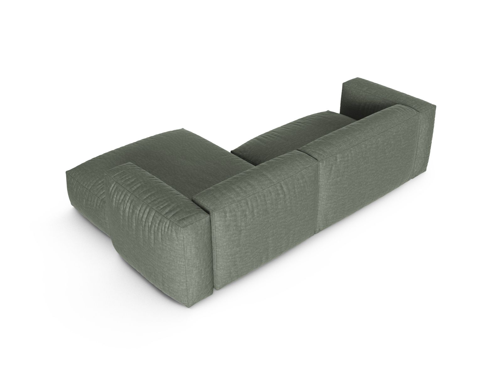 Modular Right Corner Sofa XL, "Martina", 2 Seats, 280x176x75