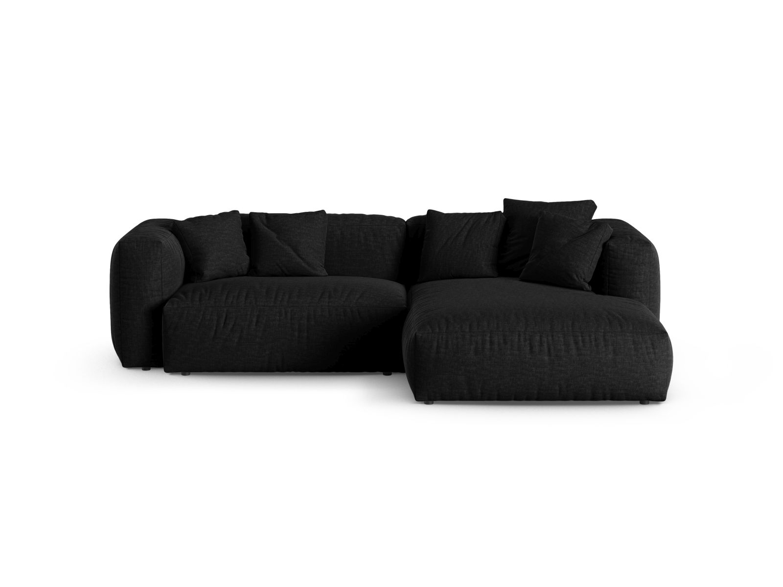 Modular Right Corner Sofa XL, "Martina", 2 Seats, 280x176x75