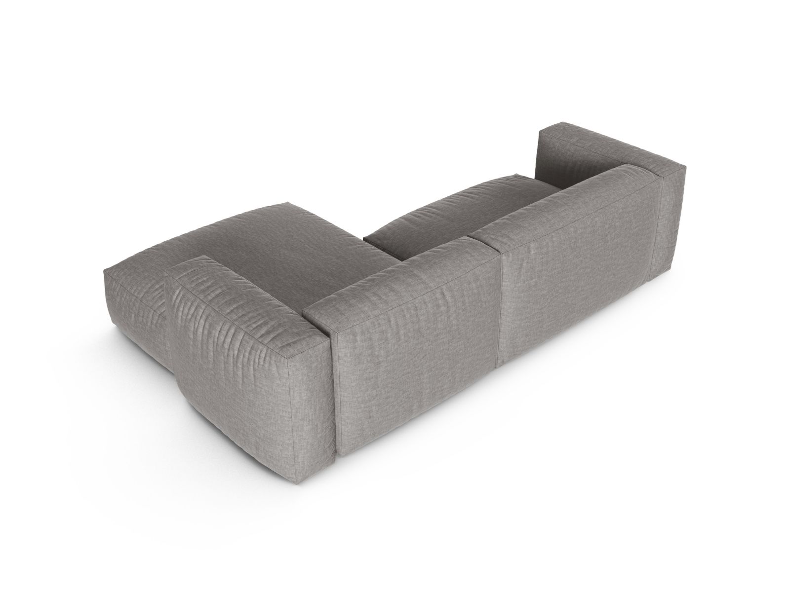 Modular Right Corner Sofa XL, "Martina", 2 Seats, 280x176x75
