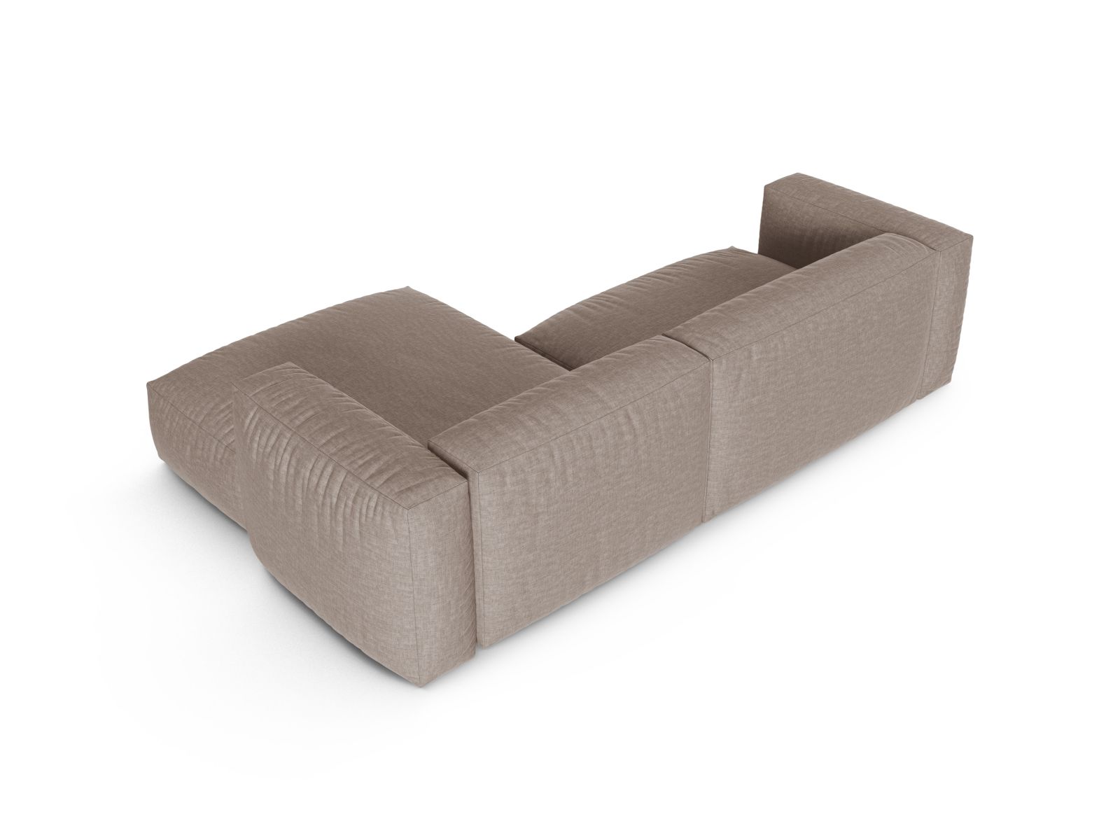 Modular Right Corner Sofa XL, "Martina", 2 Seats, 280x176x75