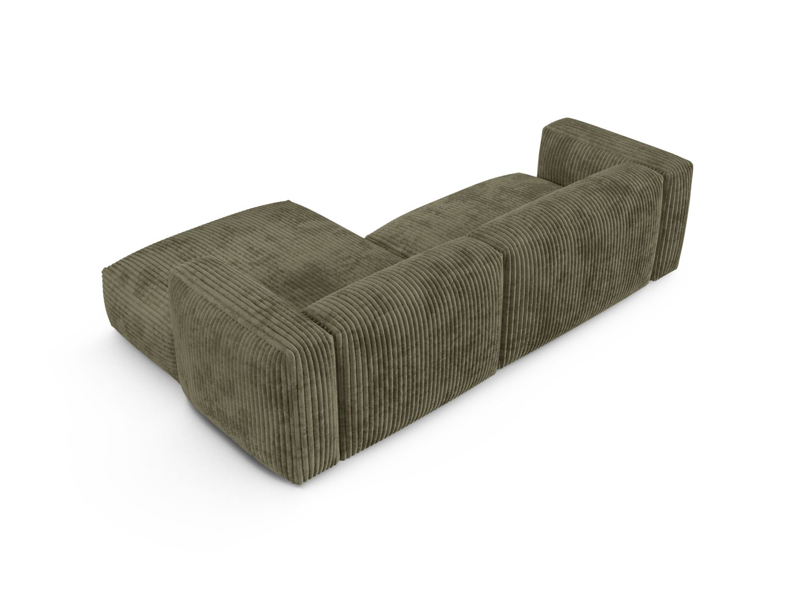 Modular Right Corner Sofa XL, "Martina", 2 Seats, 280x176x75