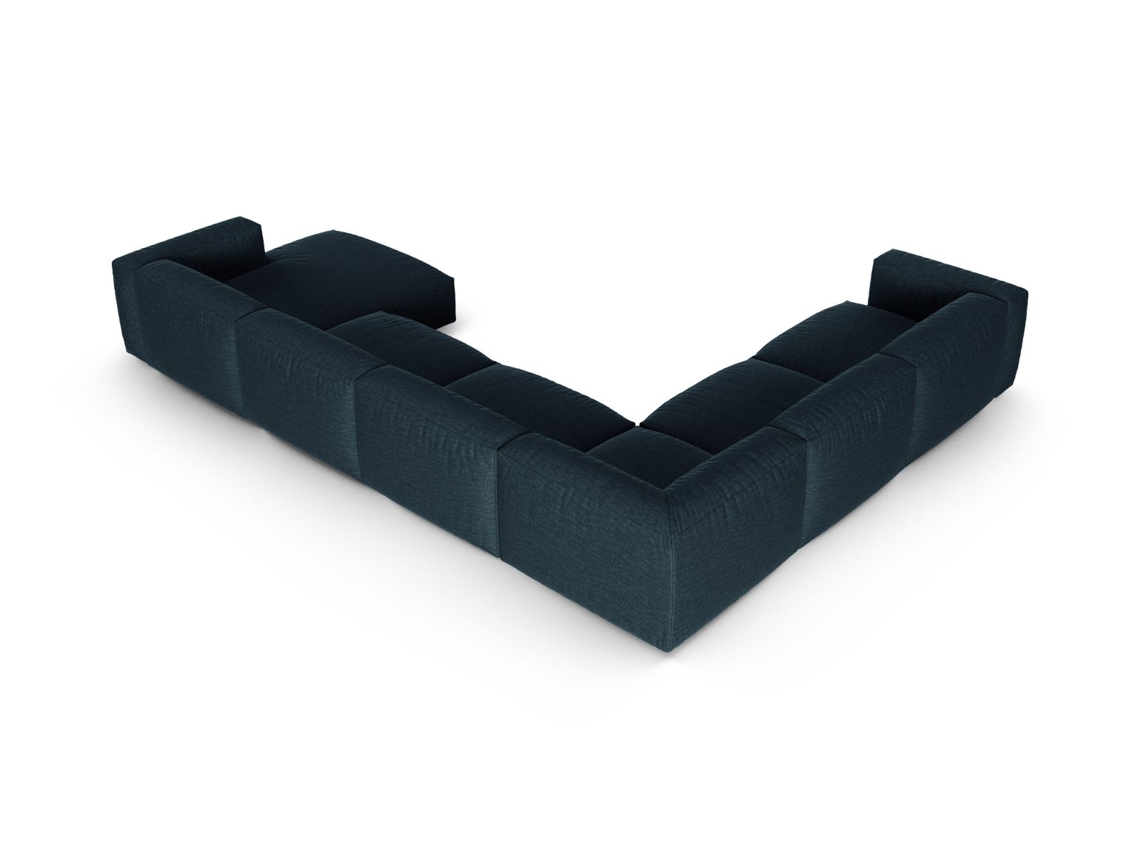 Modular Left Corner Sofa XL, "Martina", 6 Seats, 420x330x75