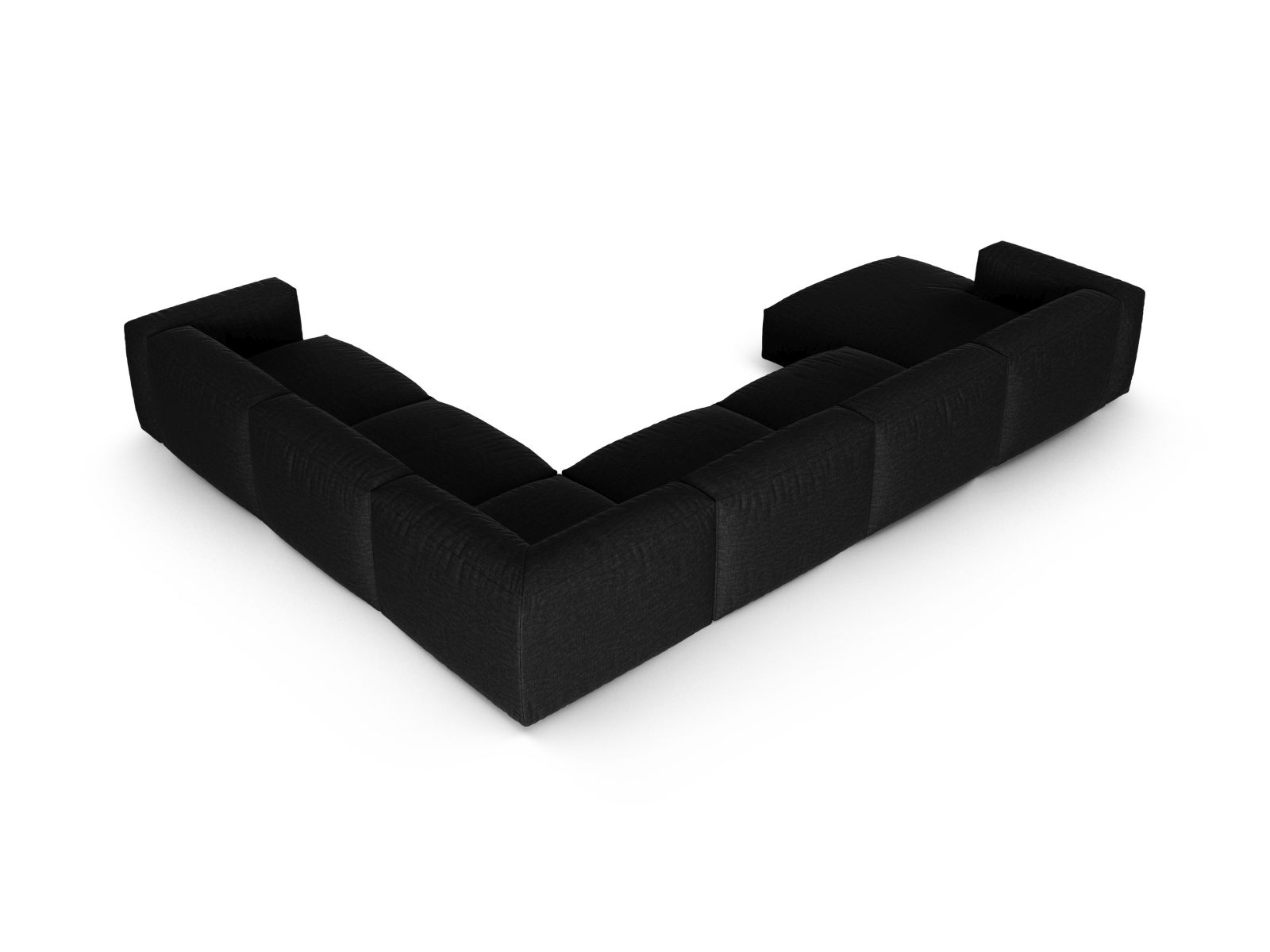 Modular Right Corner Sofa XL, "Martina", 6 Seats, 420x330x75