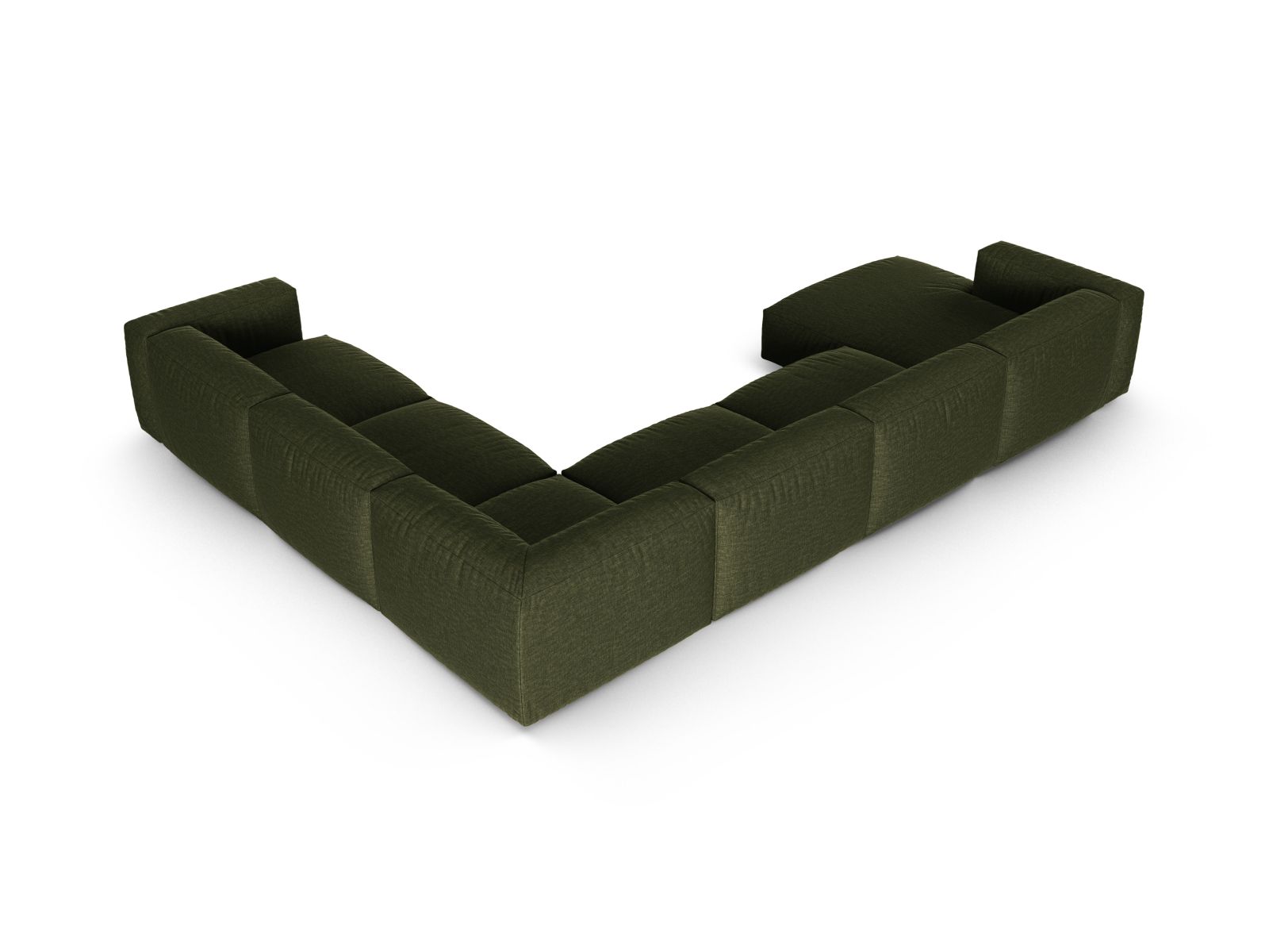 Modular Right Corner Sofa XL, "Martina", 6 Seats, 420x330x75