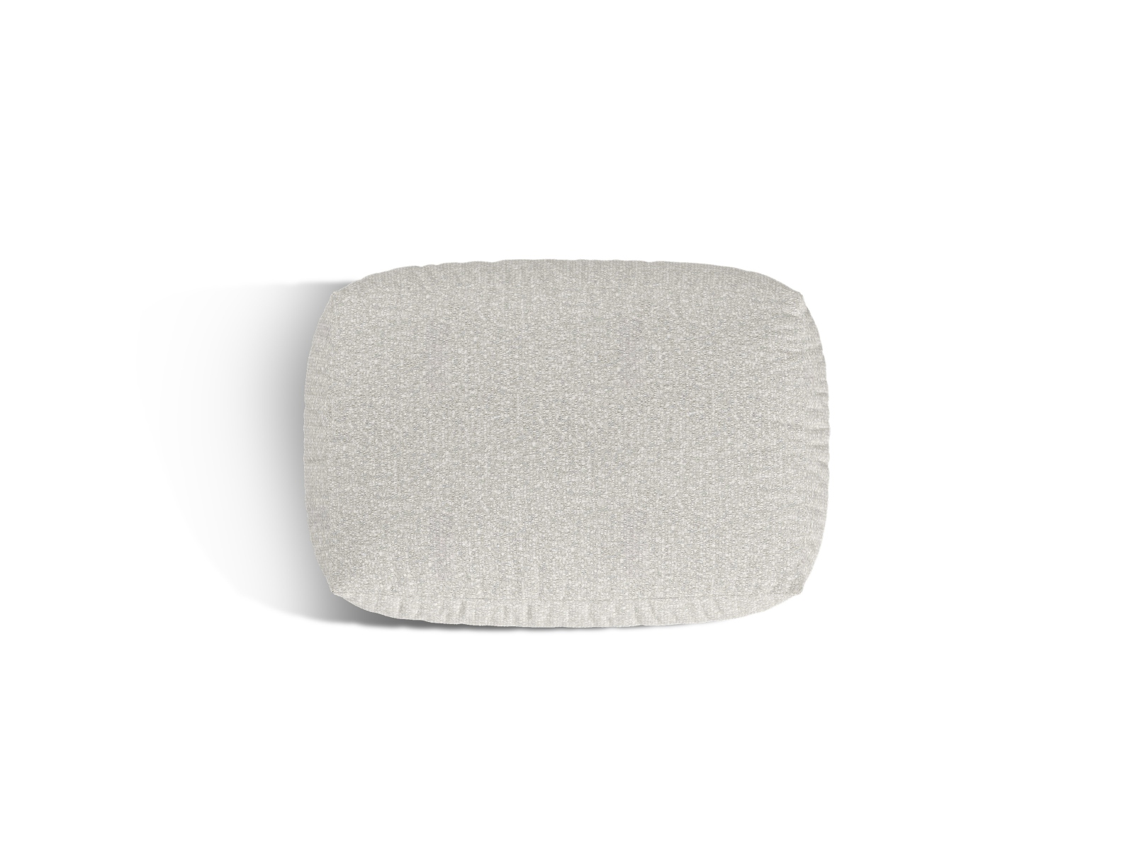 Boucle Pouf, "Martina", 1 Seat, 95x65x44