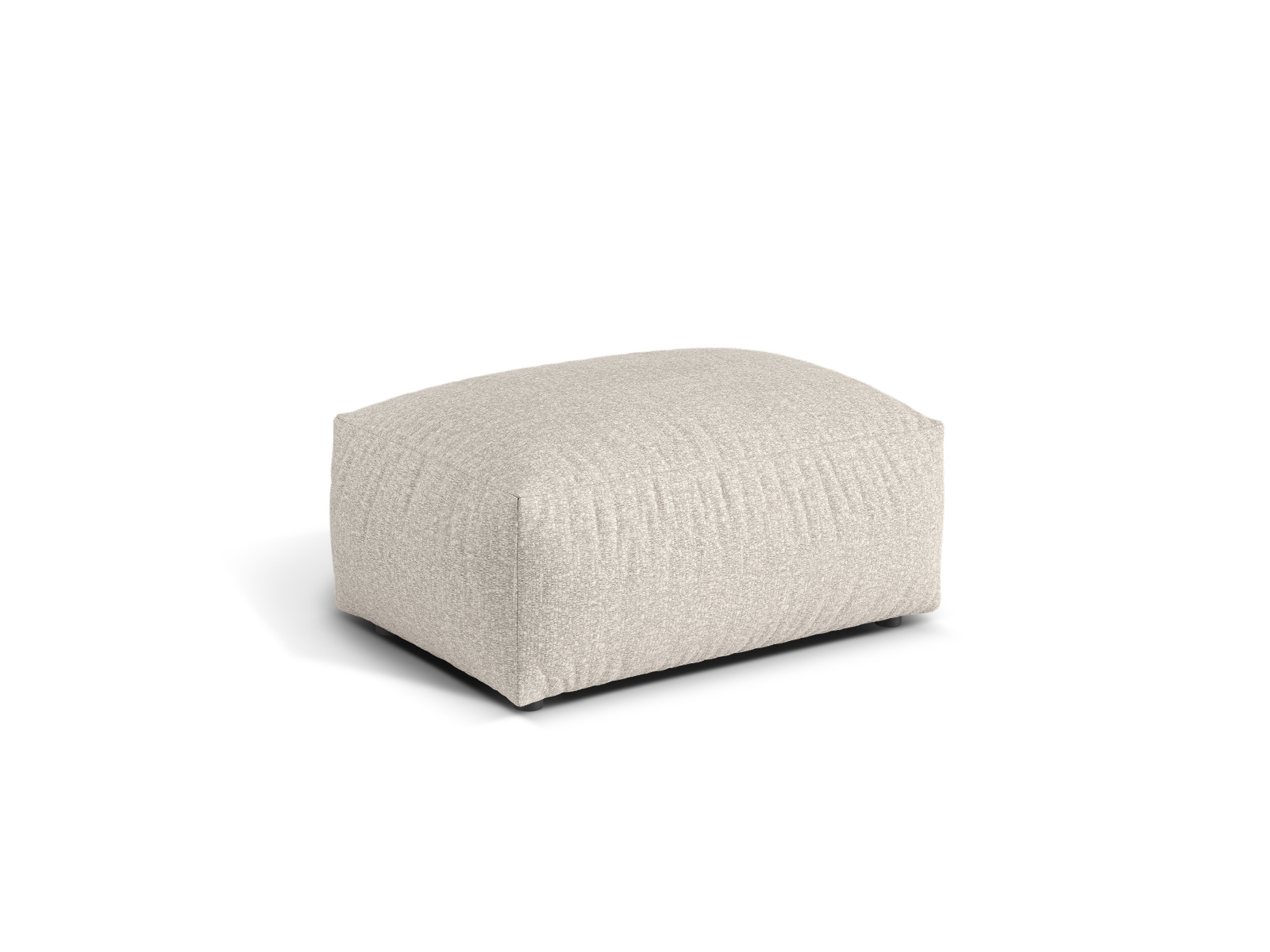 Boucle Pouf, "Martina", 1 Seat, 95x65x44