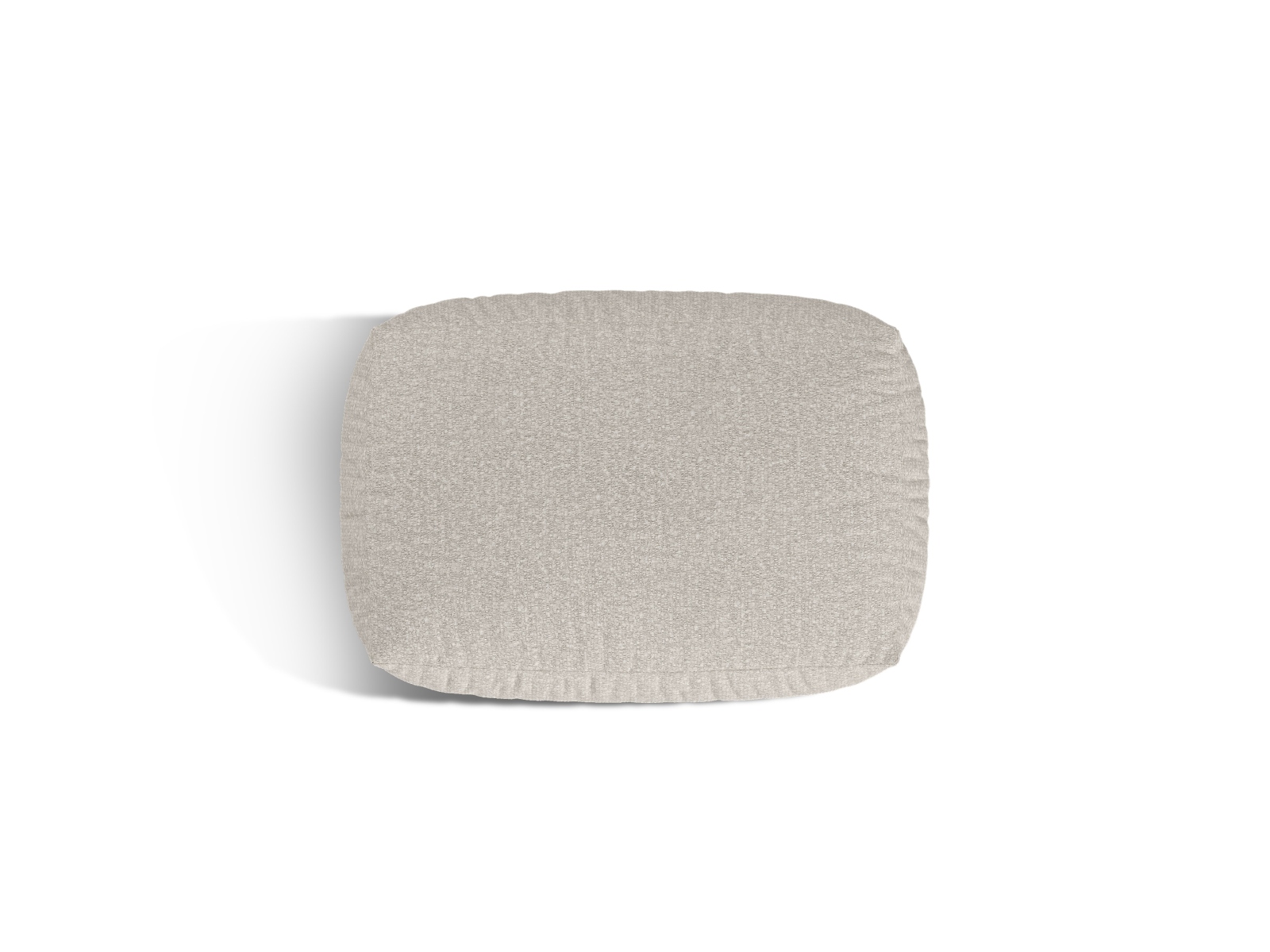 Boucle Pouf, "Martina", 1 Seat, 95x65x44