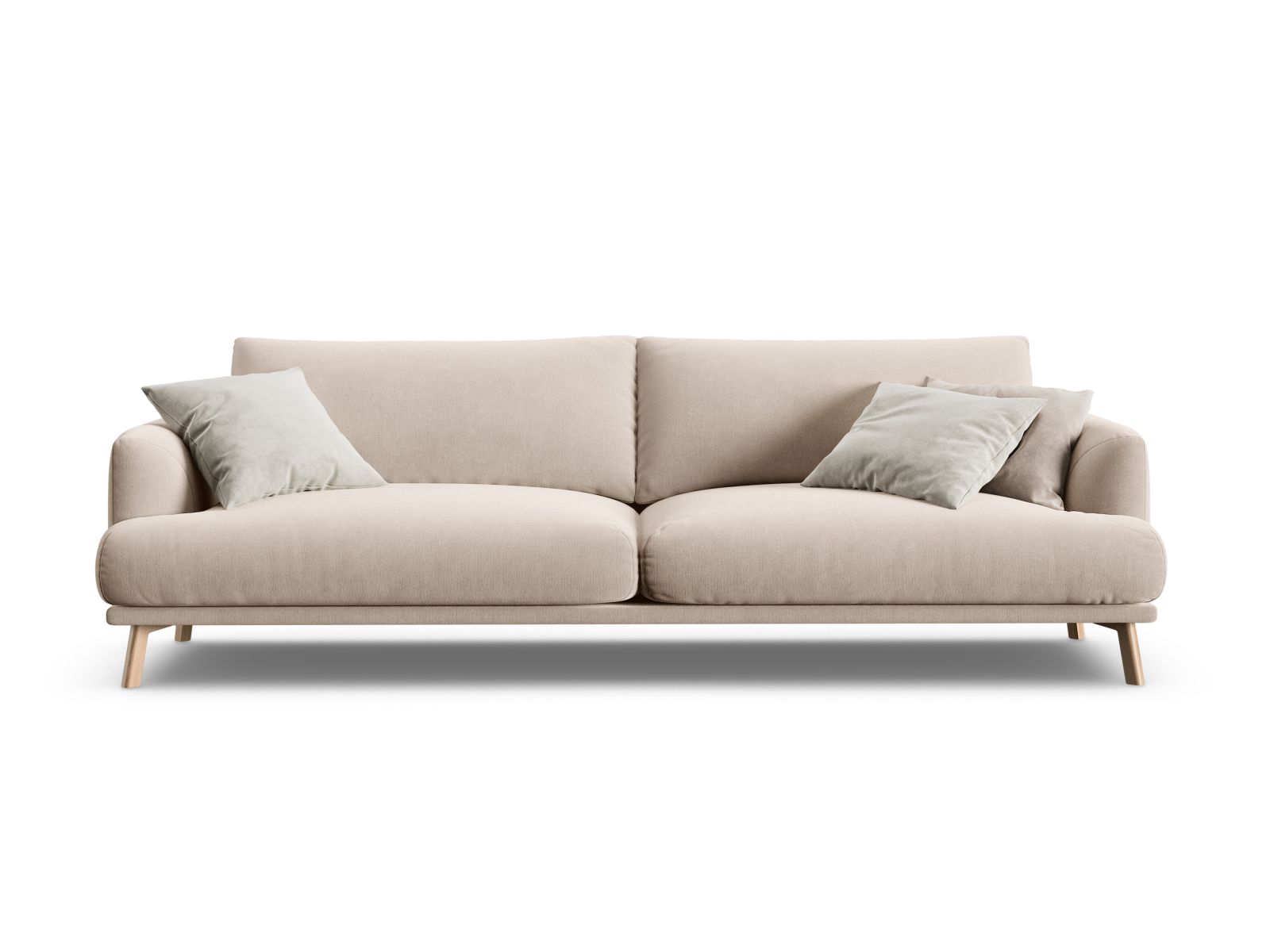 Velvet Sofa, "Naomi", 4 Seats, 230x95x75