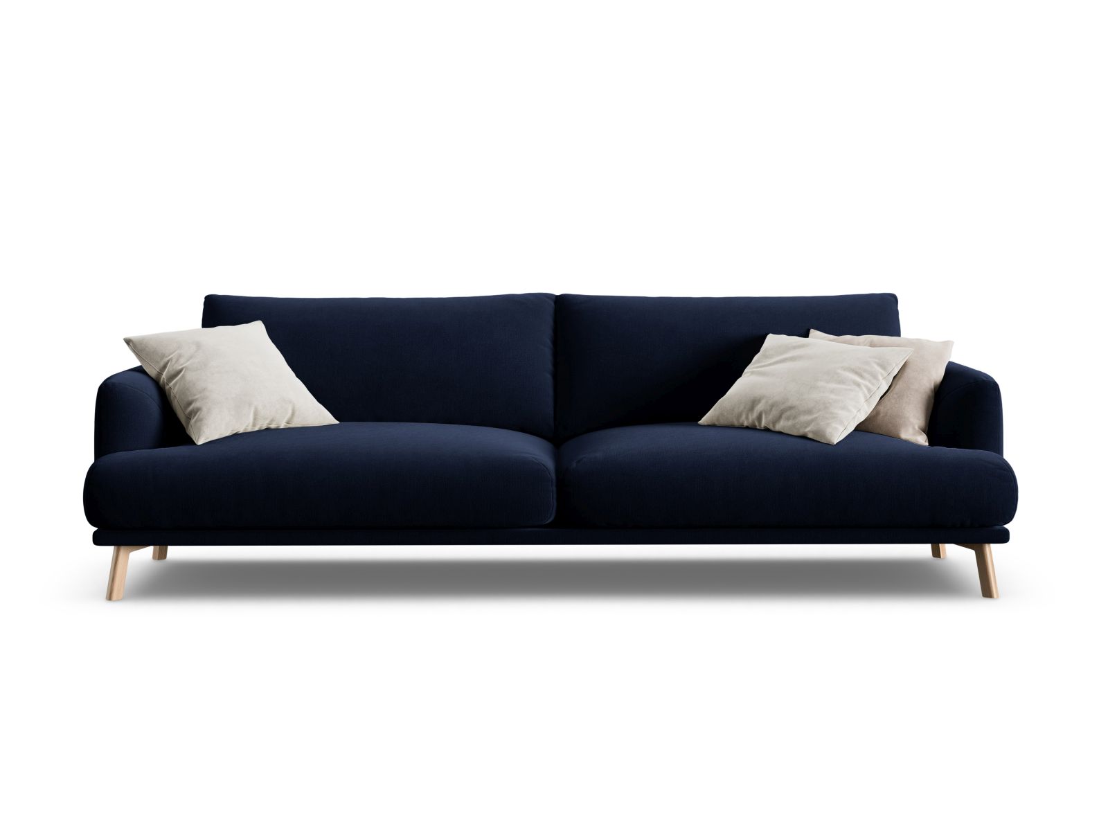 Velvet Sofa, "Naomi", 4 Seats, 230x95x75